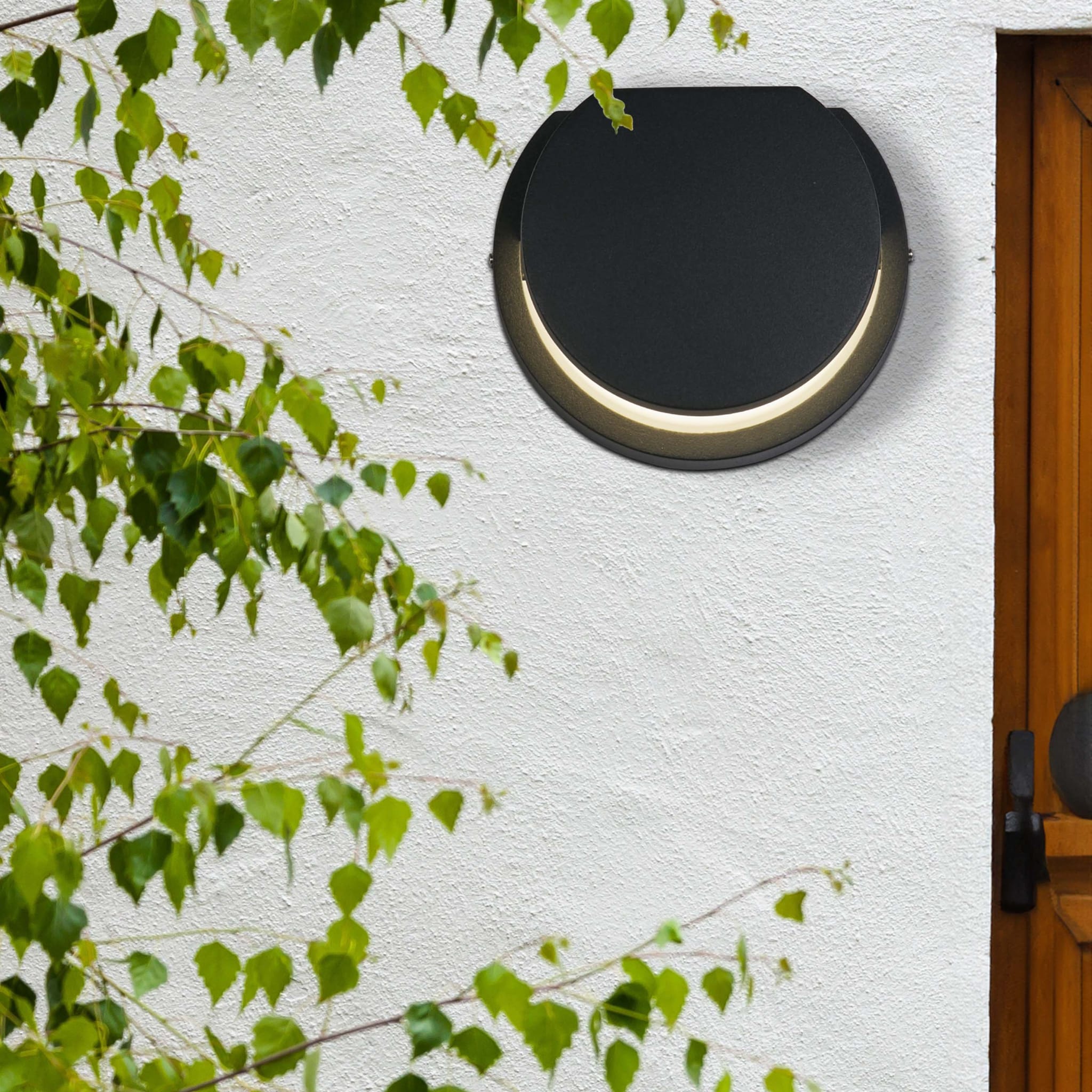 Chiswick LED Outdoor Wall Light, Black