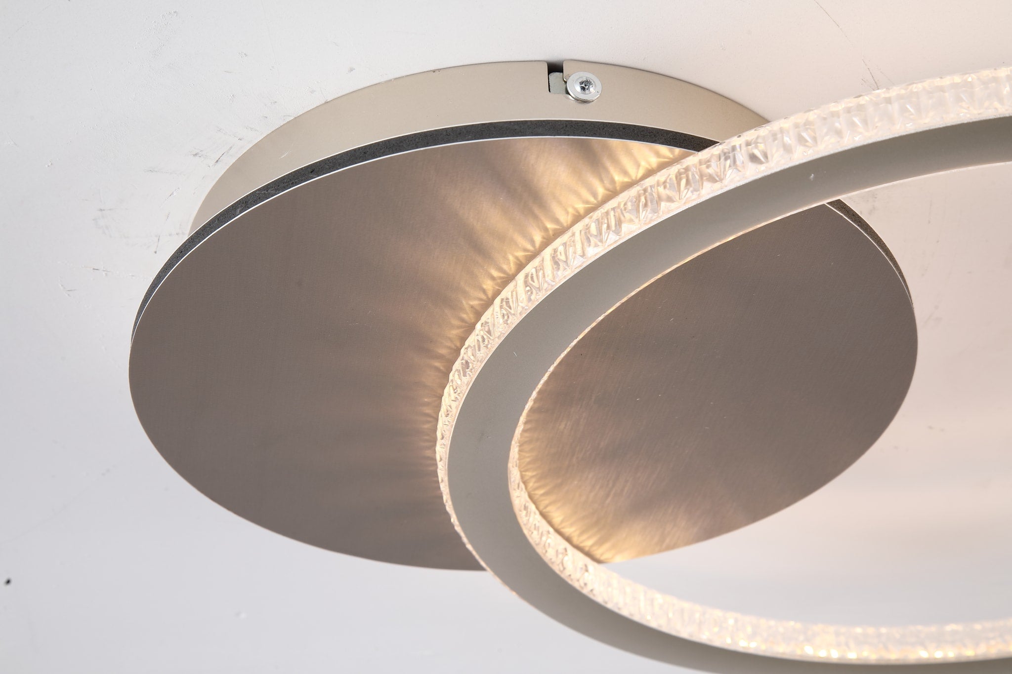 Specs LED Flush, Champagne Metal