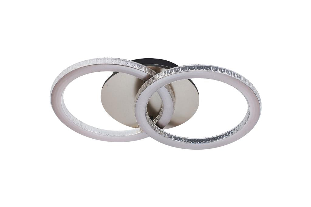 Specs LED Flush, Champagne Metal