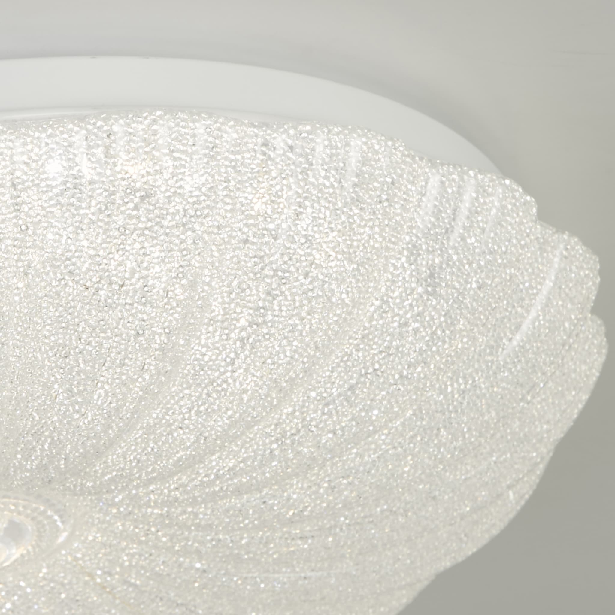 Pandora LED Flush, Clear Acrylic