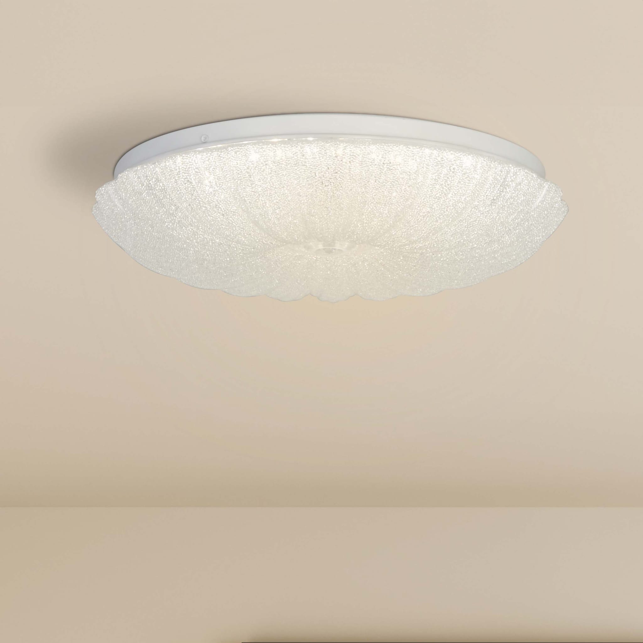 Pandora LED Flush, Clear Acrylic