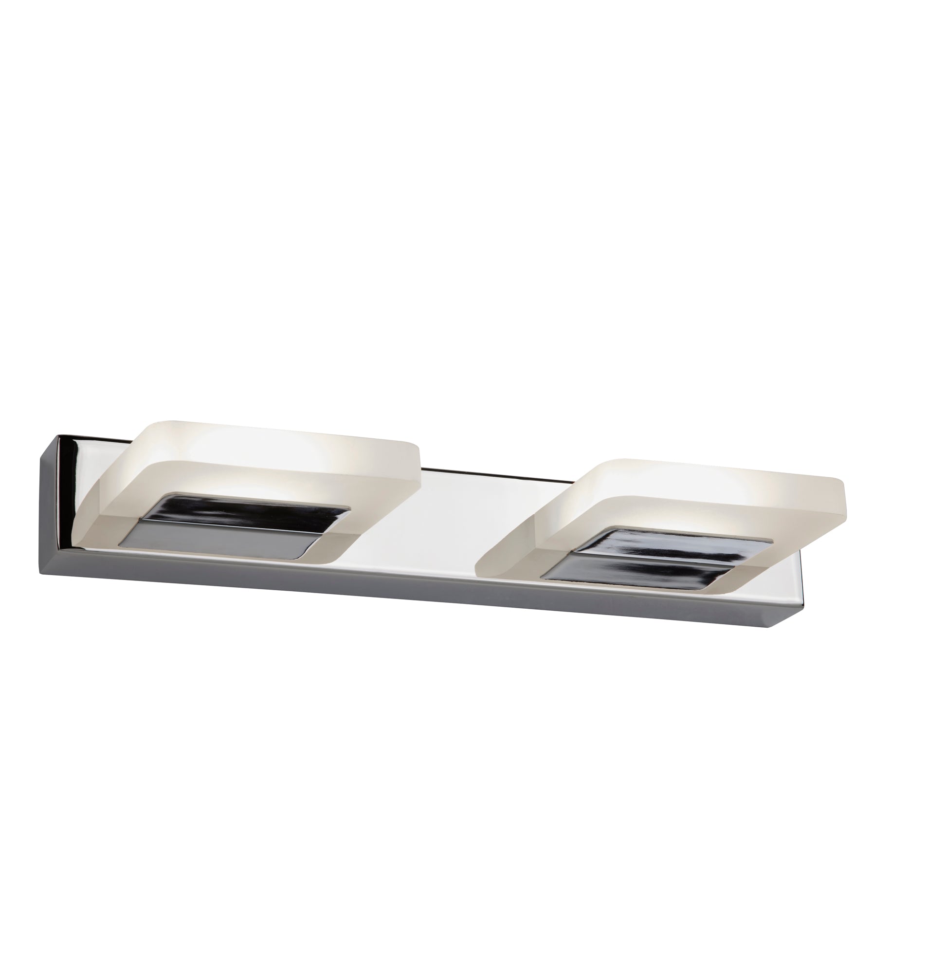 Luna LED Wall Light - Chrome & Frosted Glass