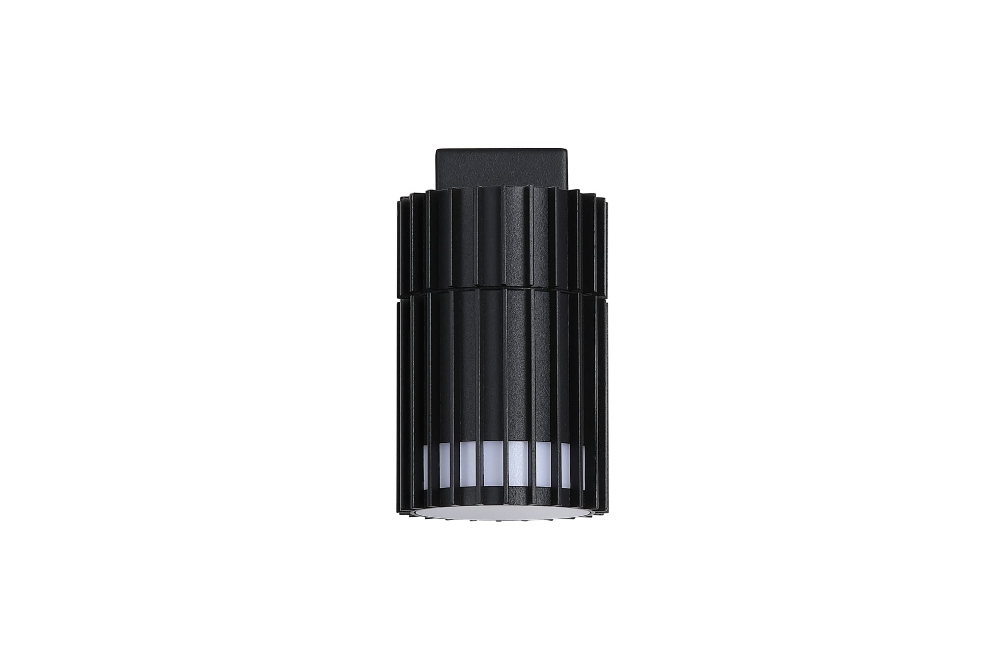 Detroit Outdoor Wall Light, Black Metal