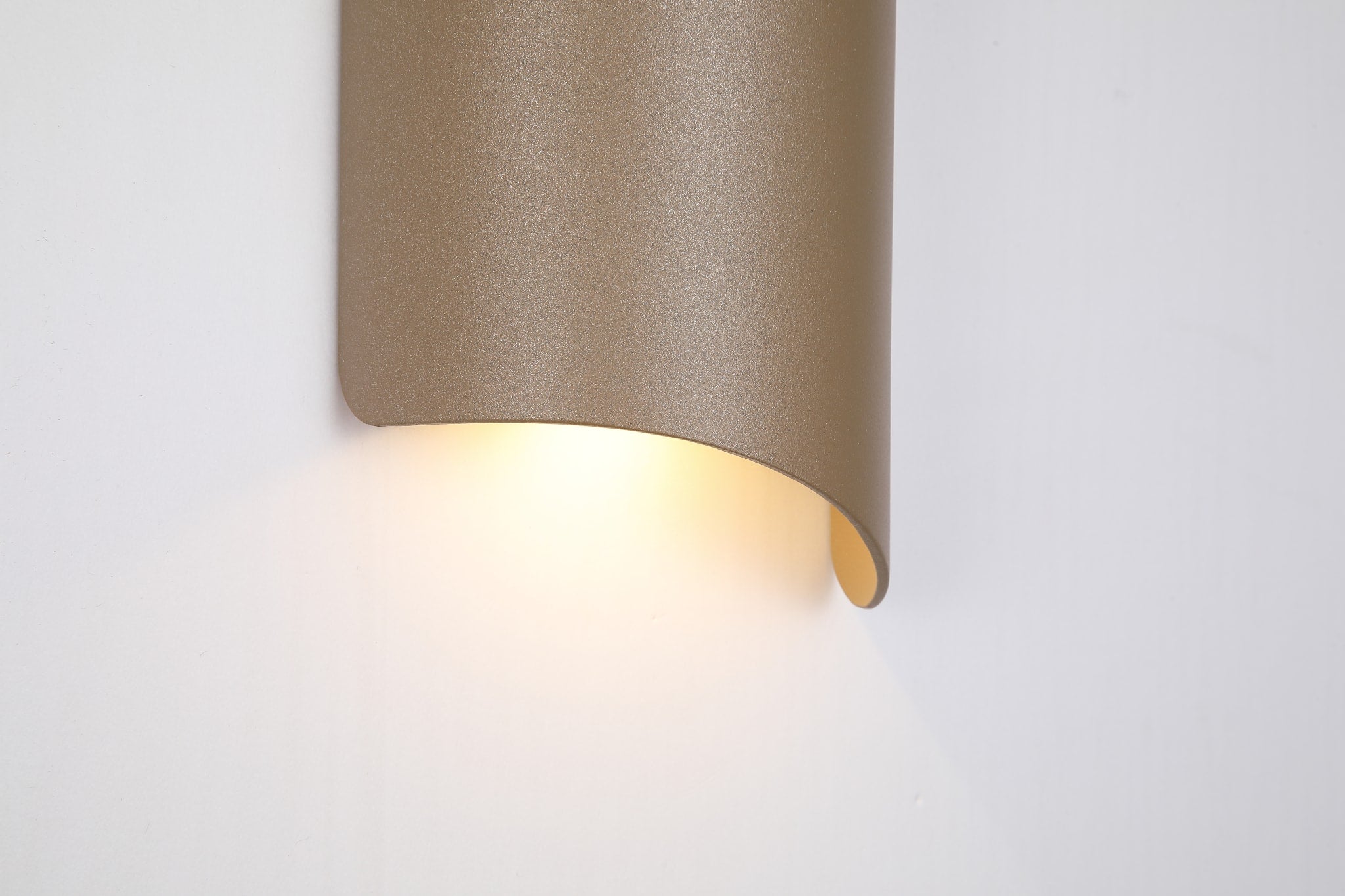 Shard Outdoor Wall Light, Gold