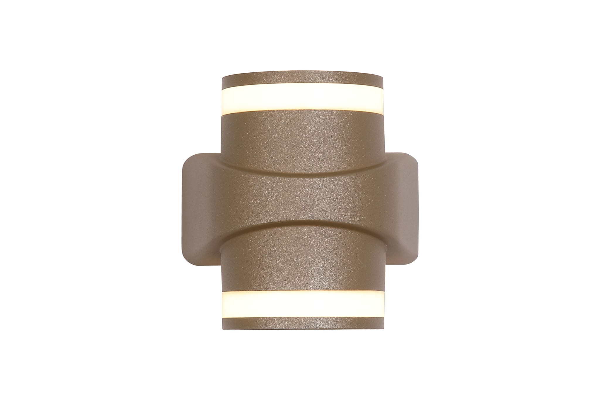 Grip LED Outdoor Wall Light, Gold