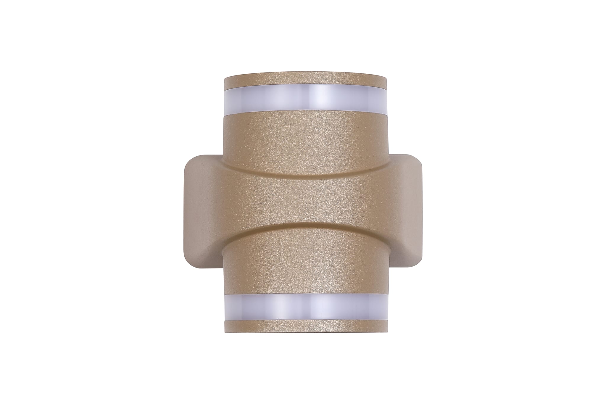Grip LED Outdoor Wall Light, Gold