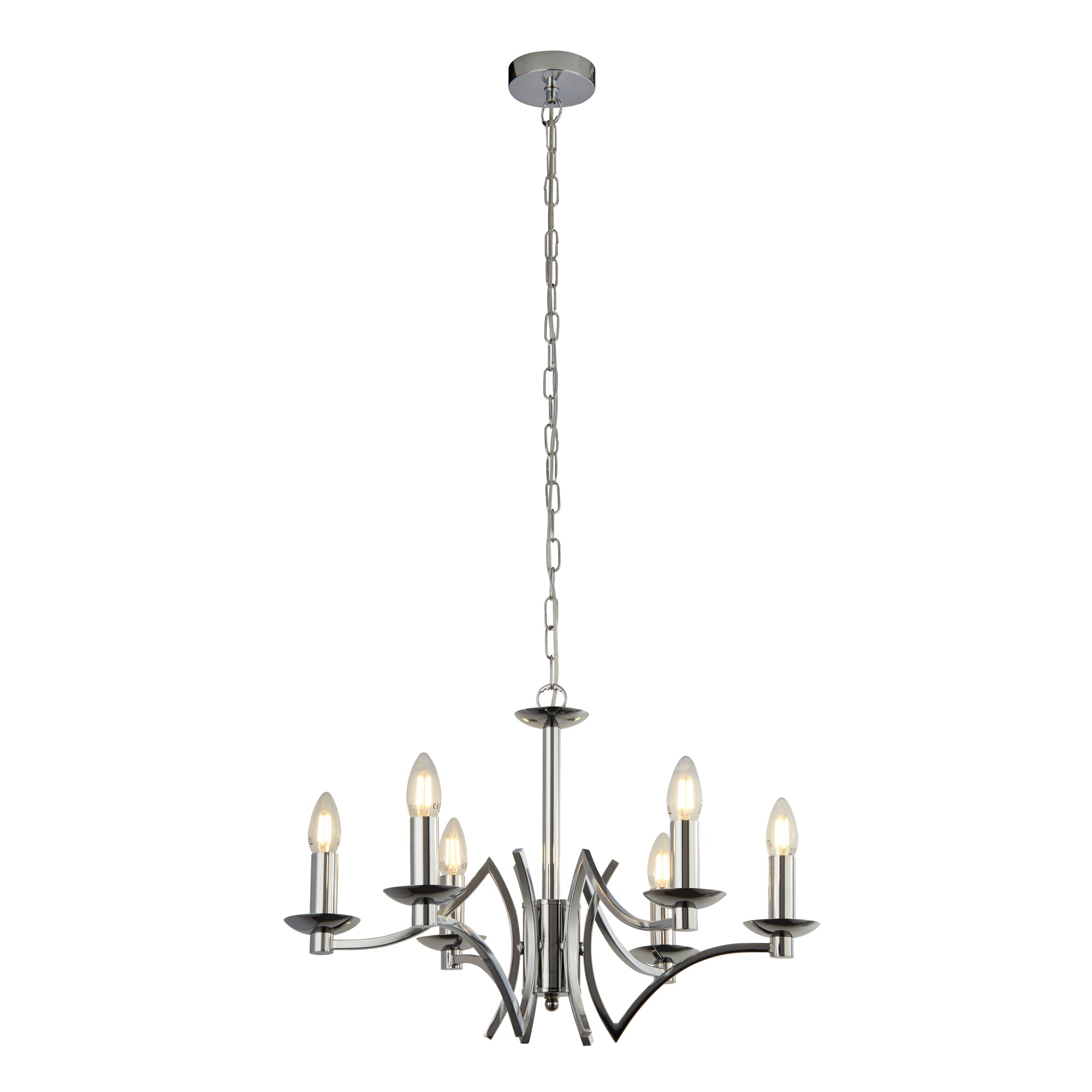 Ascot Pendant Chrome / 6