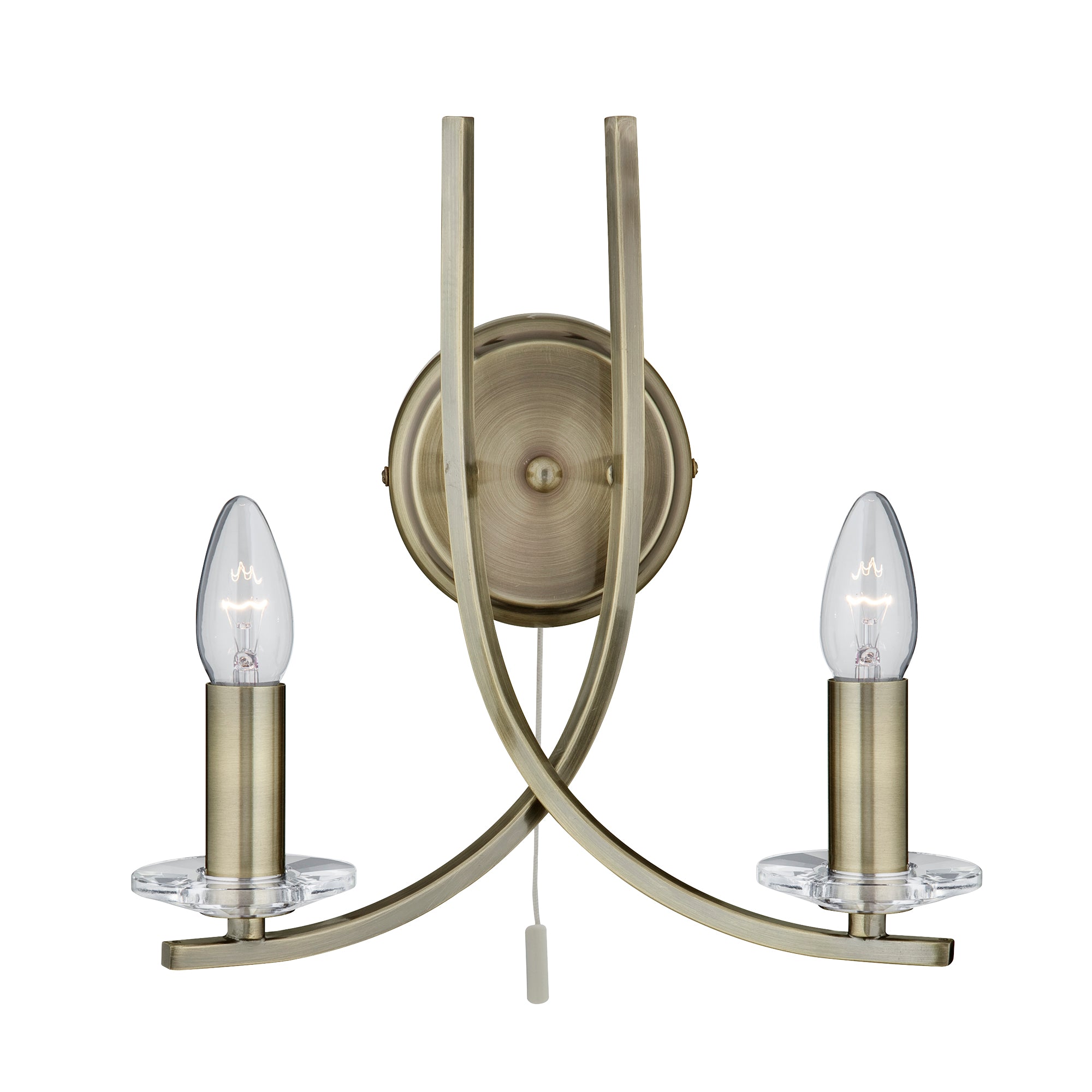 Ascona Wall Light Antique Brass / 2