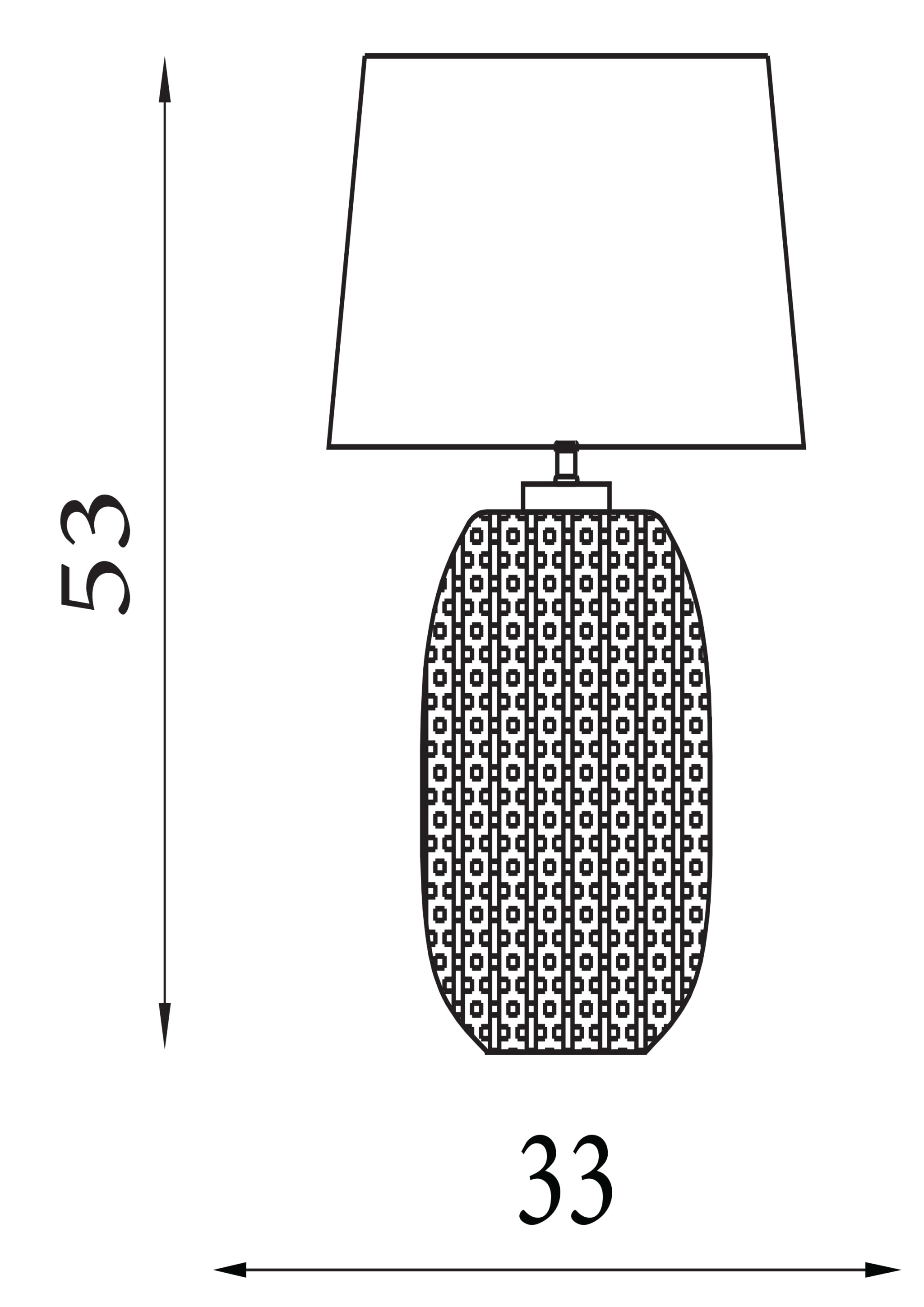 Amethyst 1Lt Table Lamp, Pink Glass with Natural Linen Shade