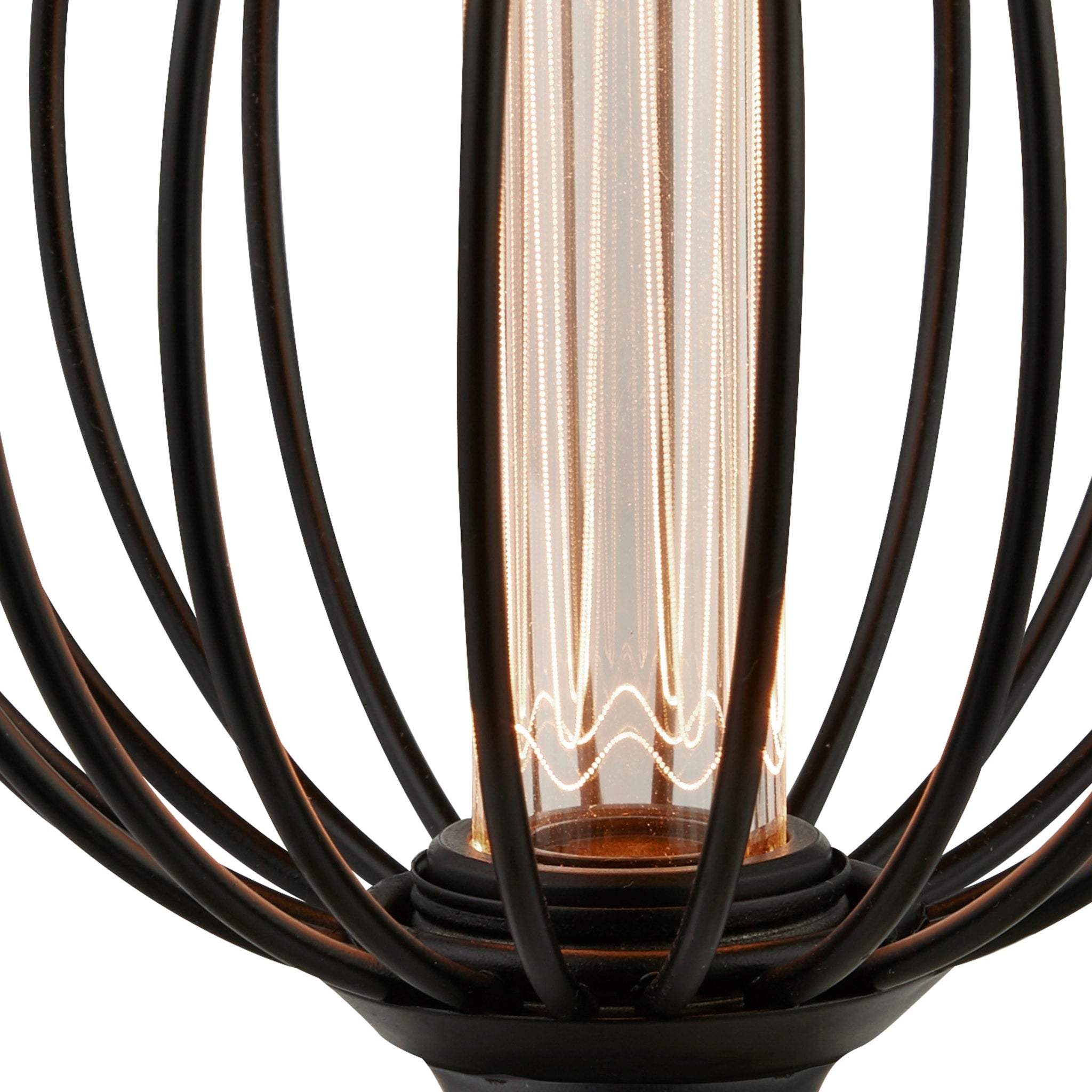 Globe Lamp - Black Metal (4.5W, 4000K)