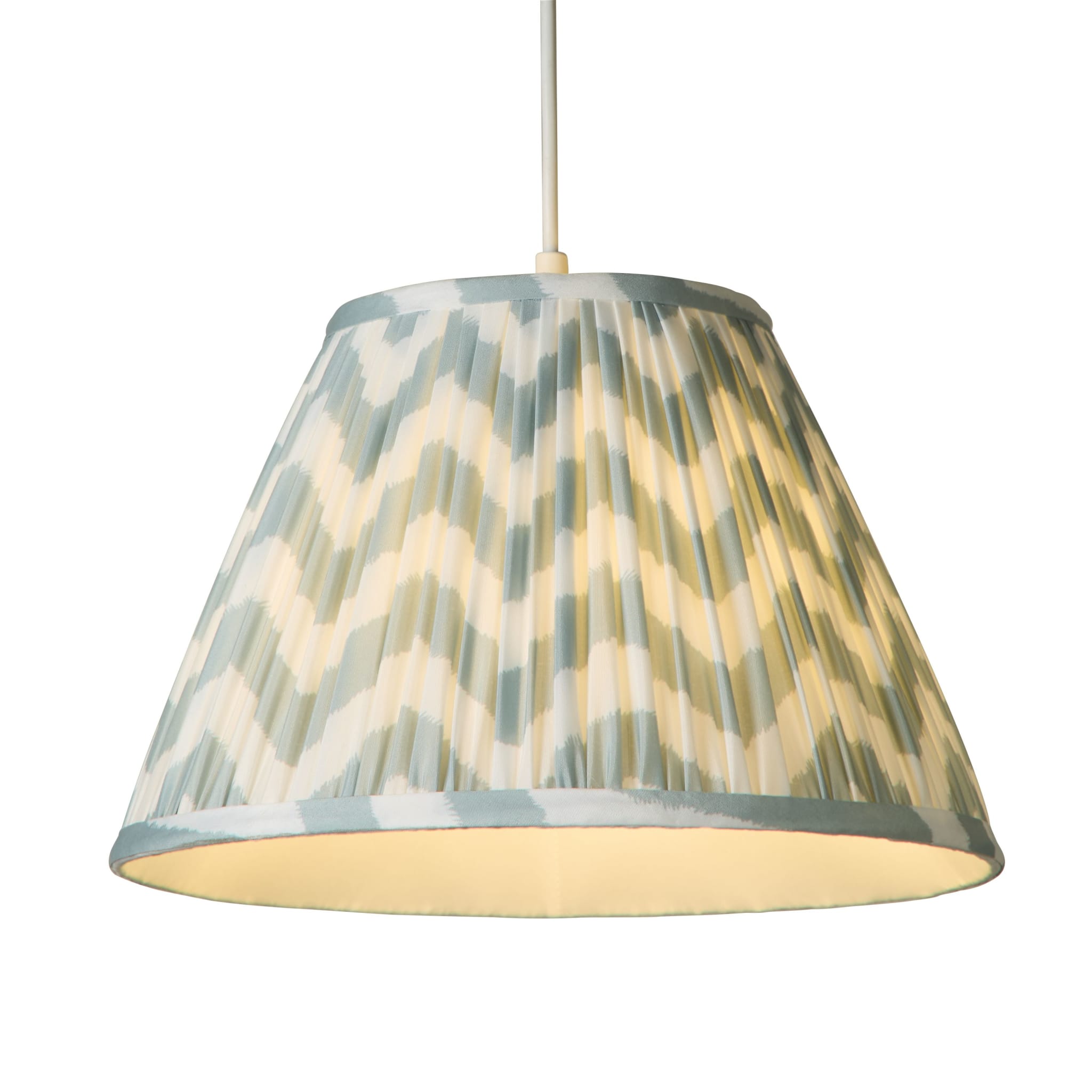 Flynn Chevron Printed Tapered Shade