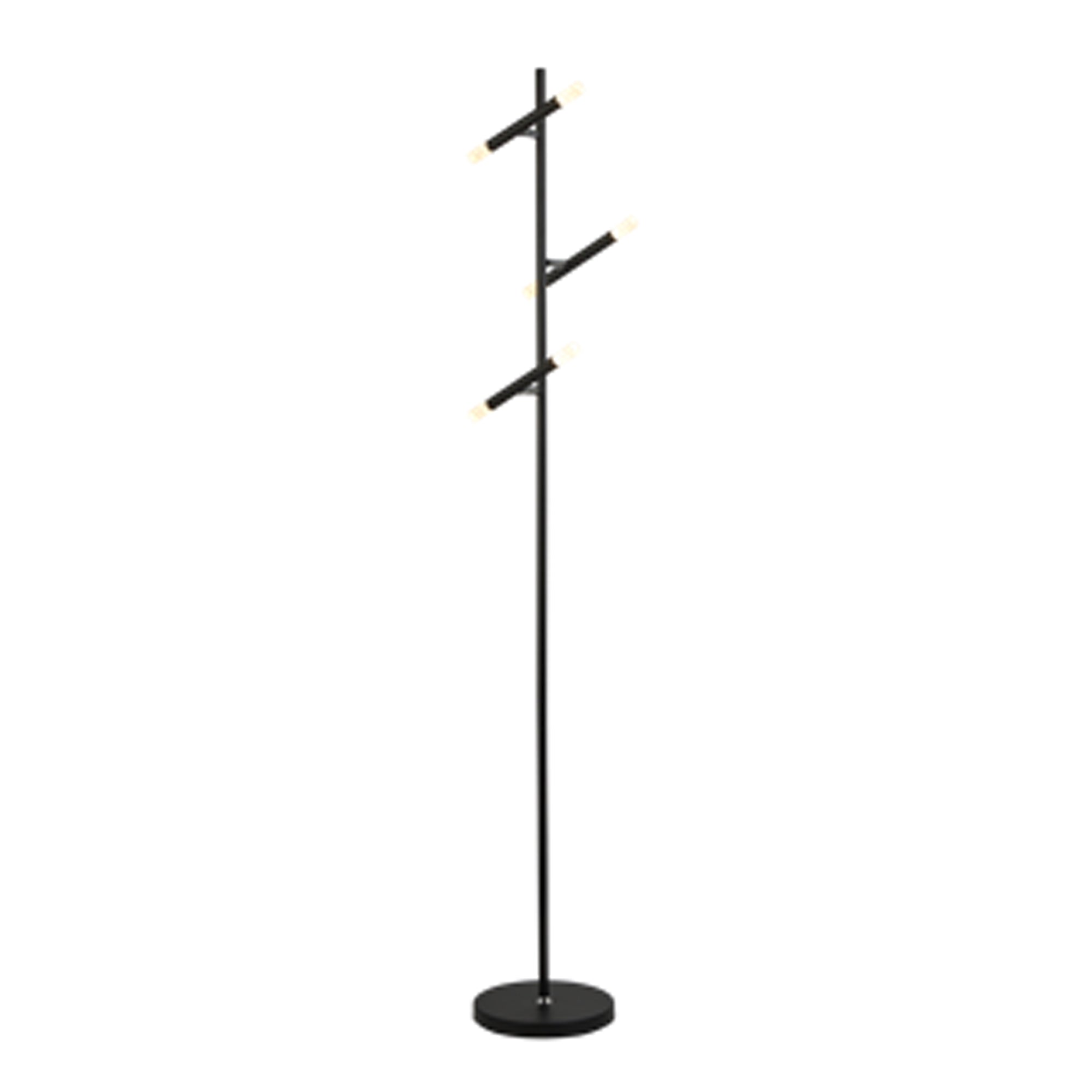 Wands LED Lamp - Black Metal & Acrylic