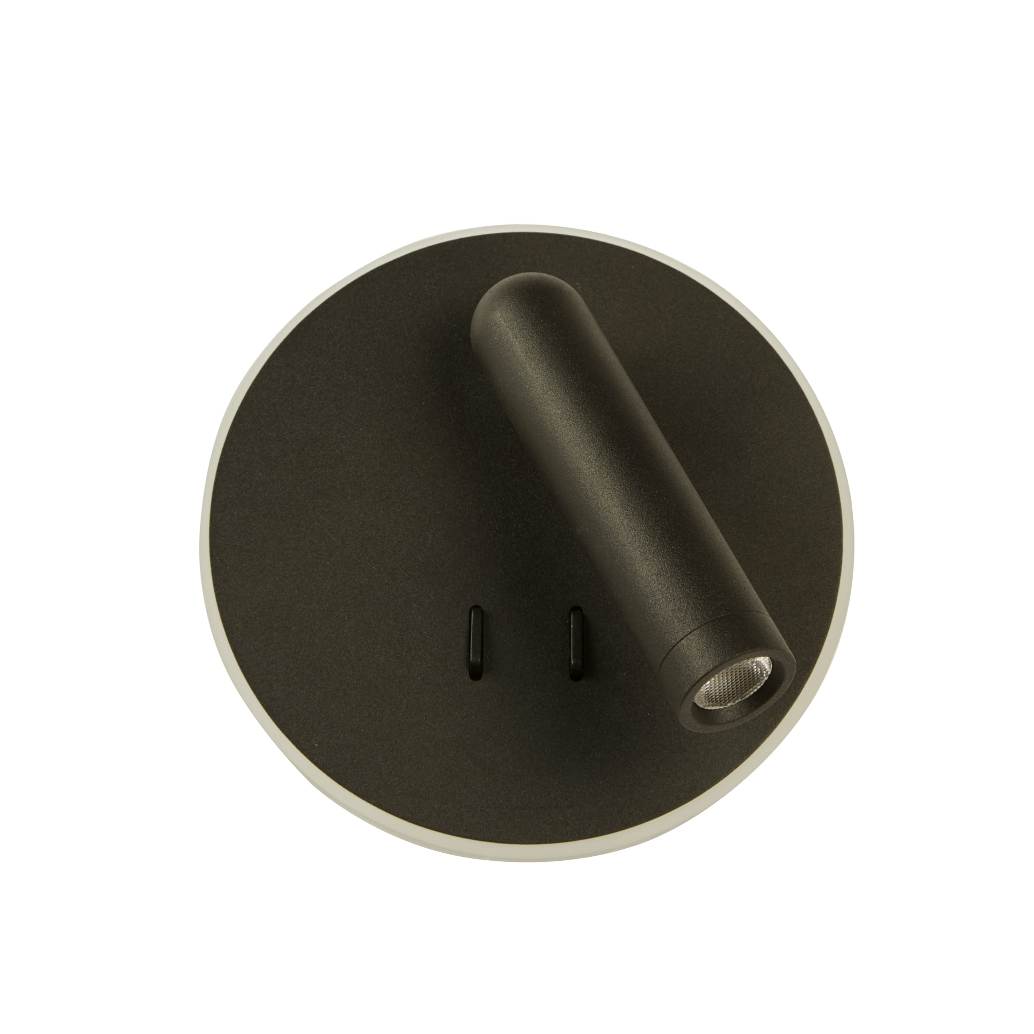 Cher LED Wall Light, Black Metal