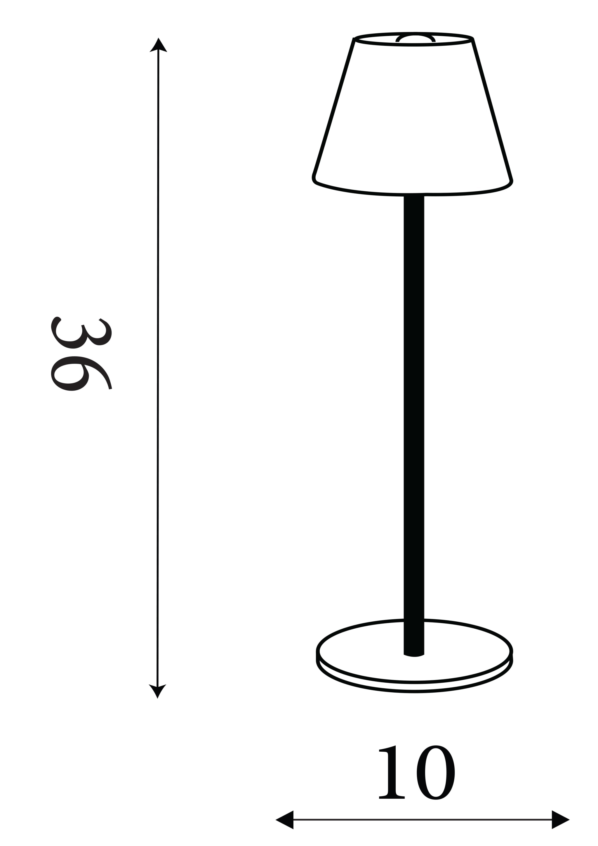 Mother & Child Floor Lamp - Matt Black Metal