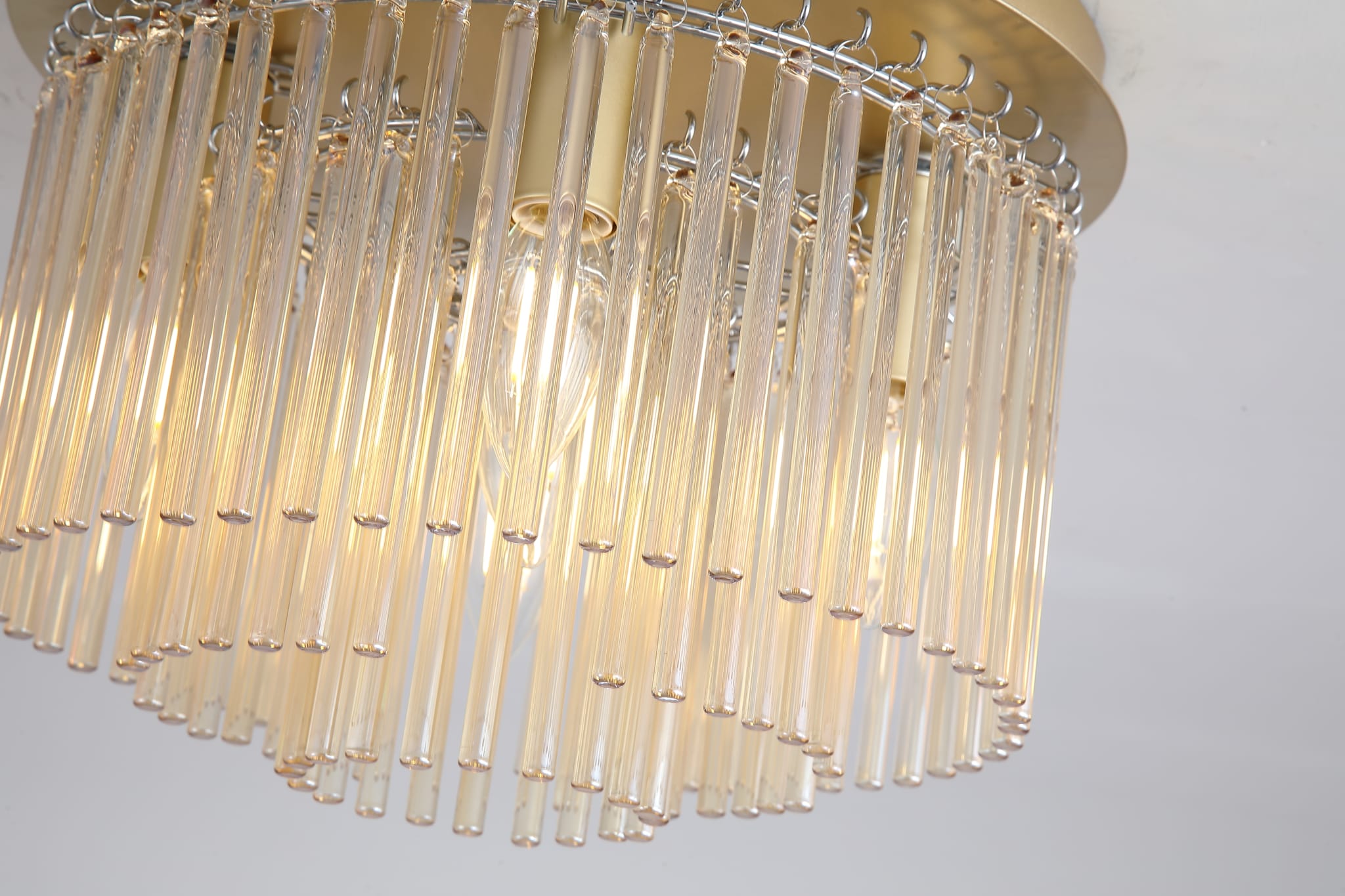 Swizzle 5Lt Flush, Gold Metal with Champagne Rods