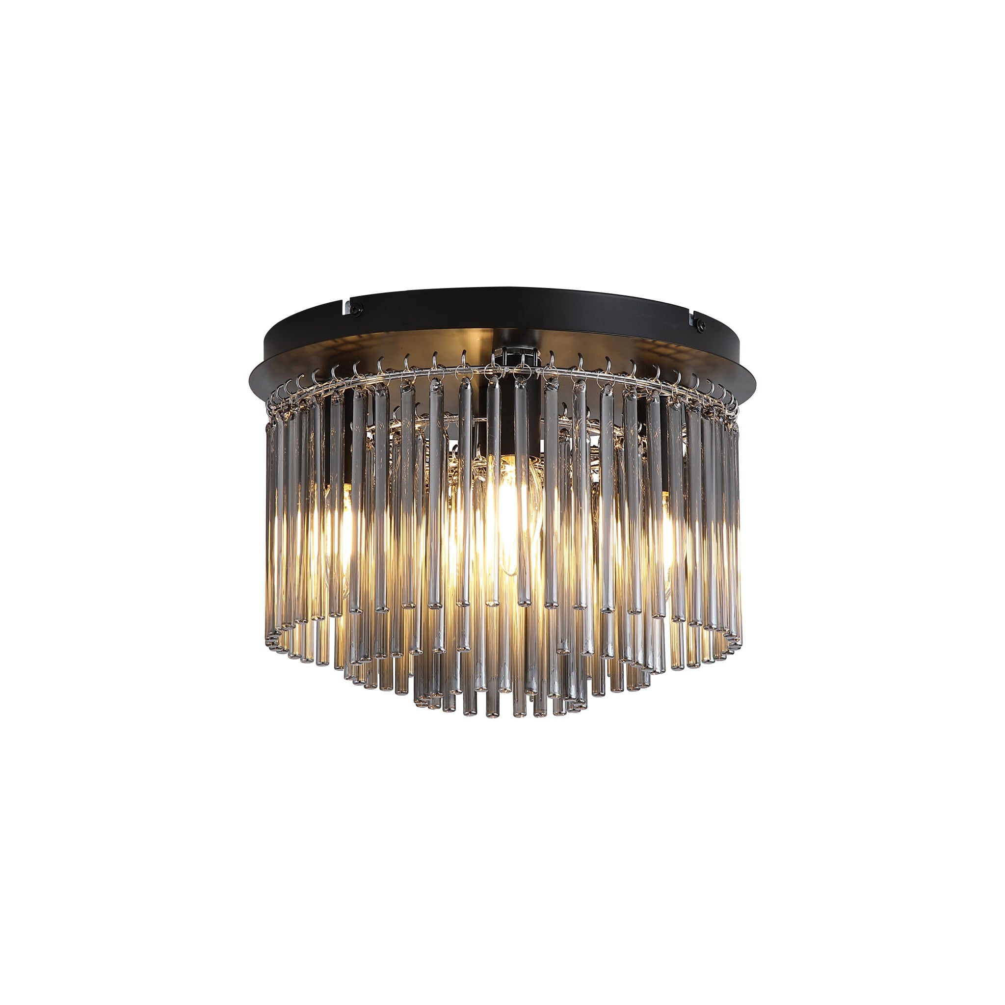 Swizzle 5Lt Flush, Matt Black Metal with Smoked Rods