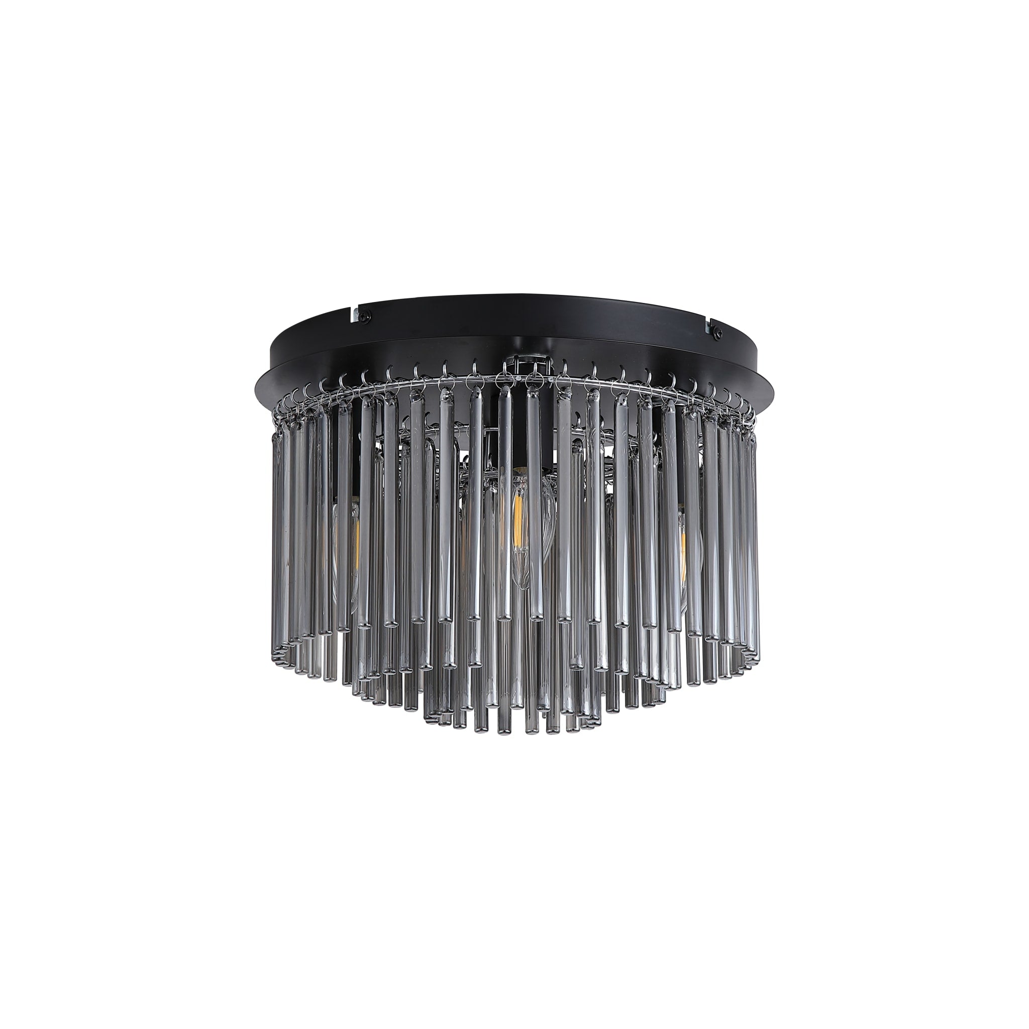 Swizzle 5Lt Flush, Matt Black Metal with Smoked Rods