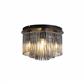 Swizzle 5Lt Flush, Matt Black Metal with Smoked Rods
