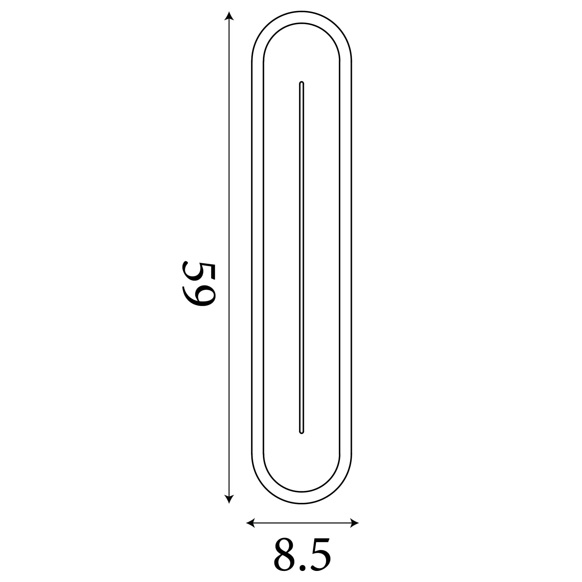 Couper LED Wall Light, Satin Brass Metal with Clear Acrylic