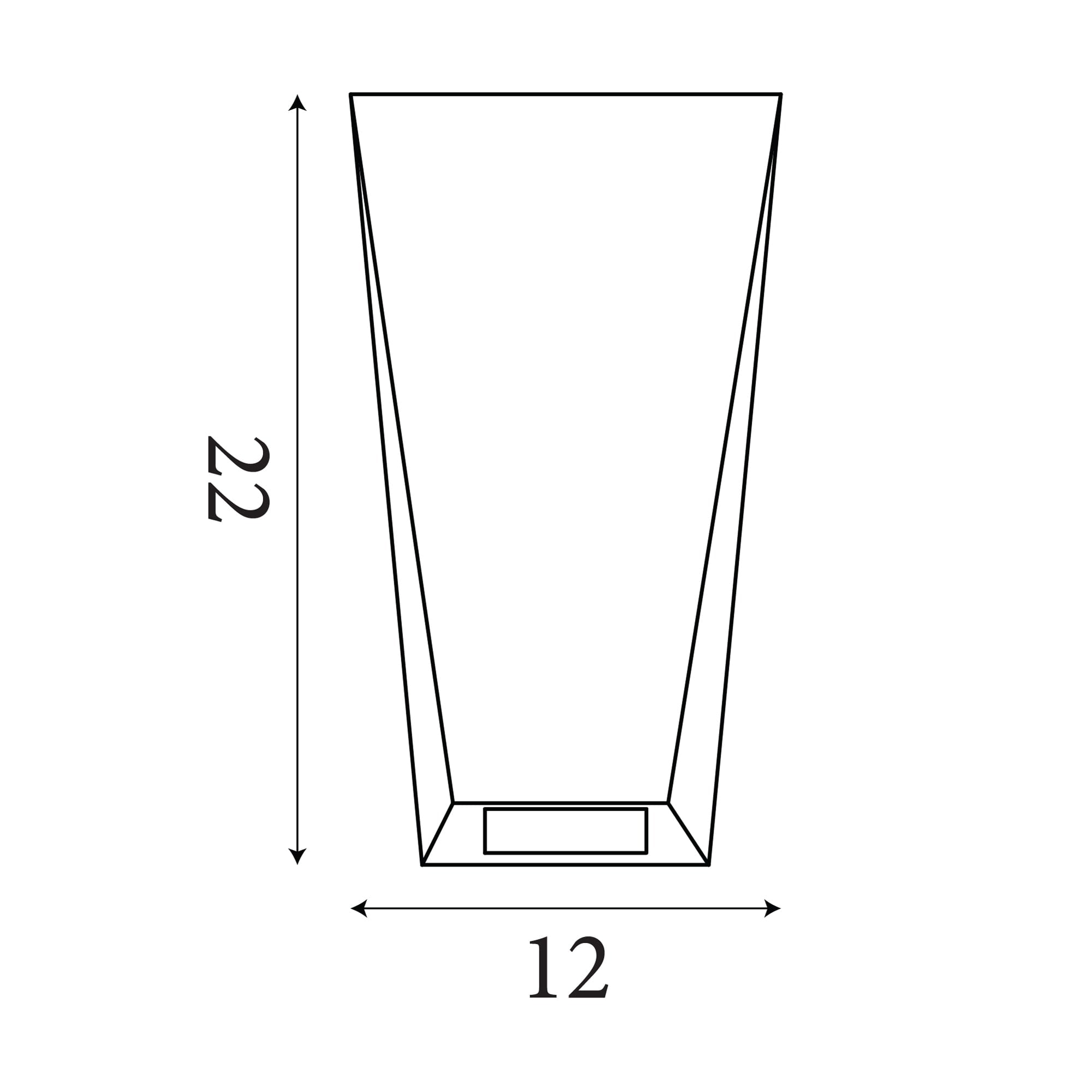 Sheffield Outdoor Wall Light  - Black Metal & Glass