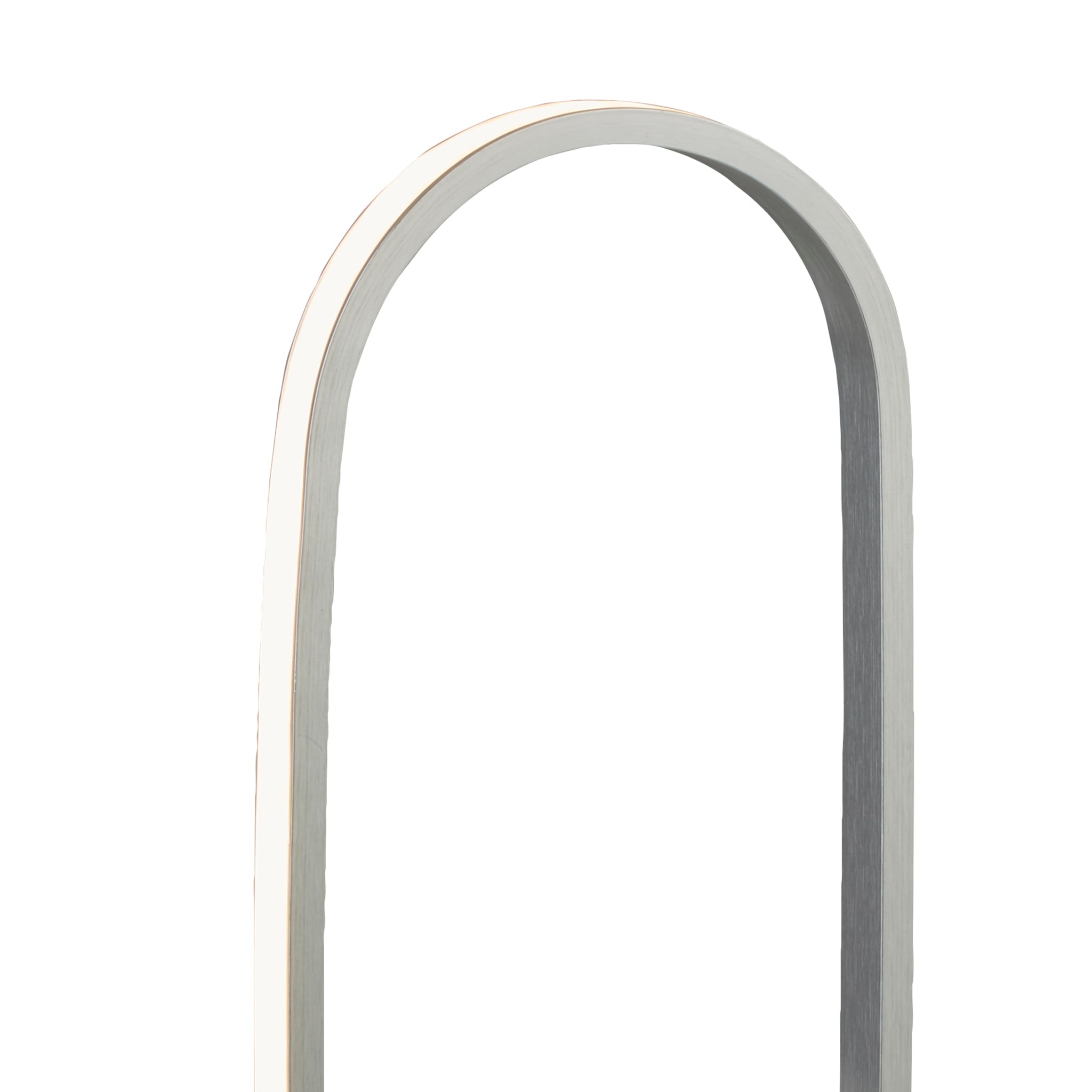 Liner Table Lamp - Chrome Metal & Brushed Aluminium