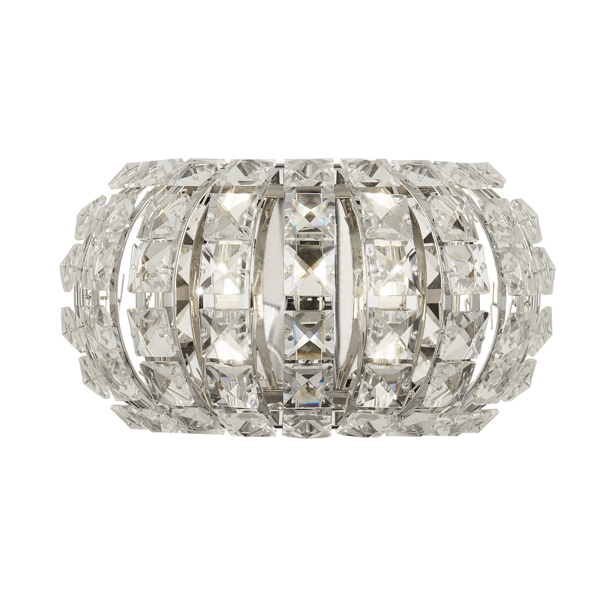 Marylin Wall Lamp - Chrome, Crystal Glass & Sand