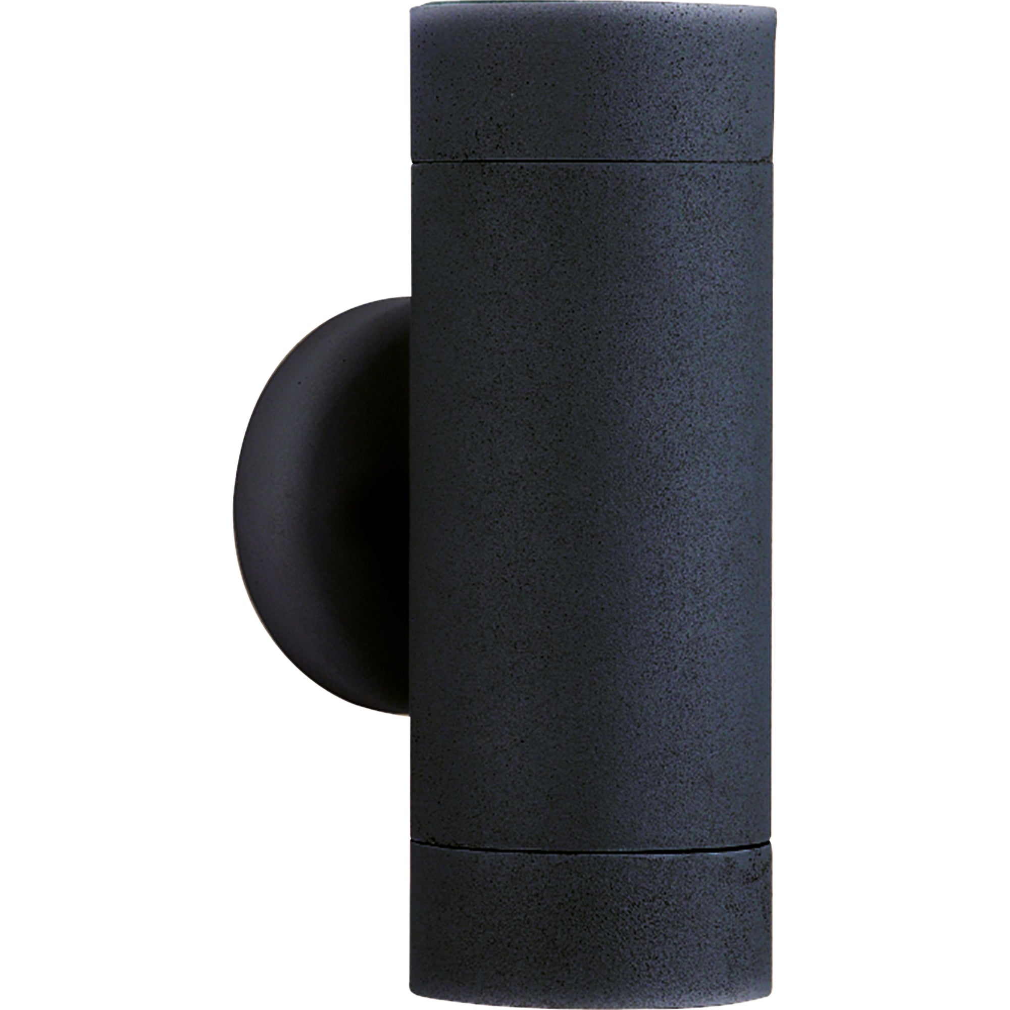Metro Outdoor Wall Light - Silk Black Metal & Glass