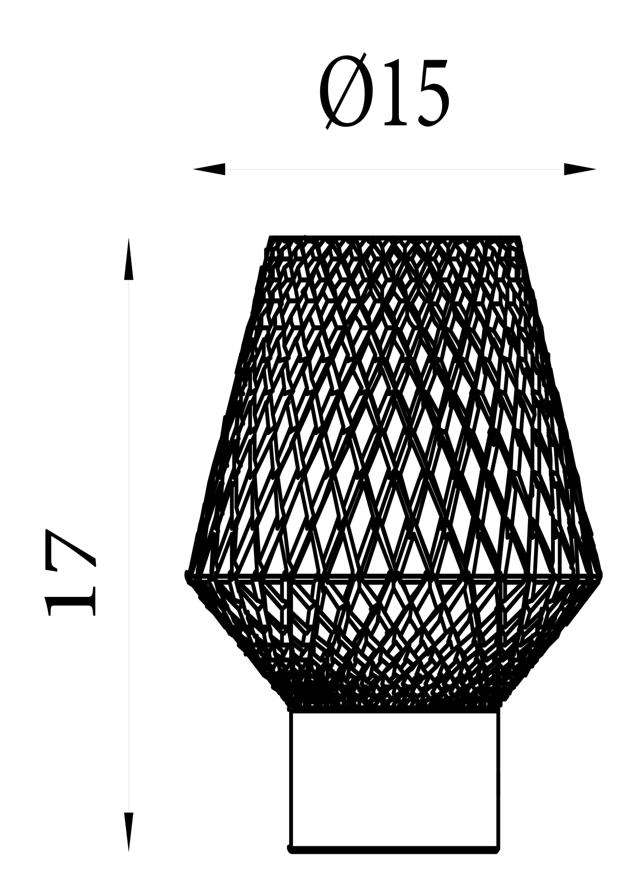 Avia Table Lamp - Black Chrome Metal & Smoked Glass