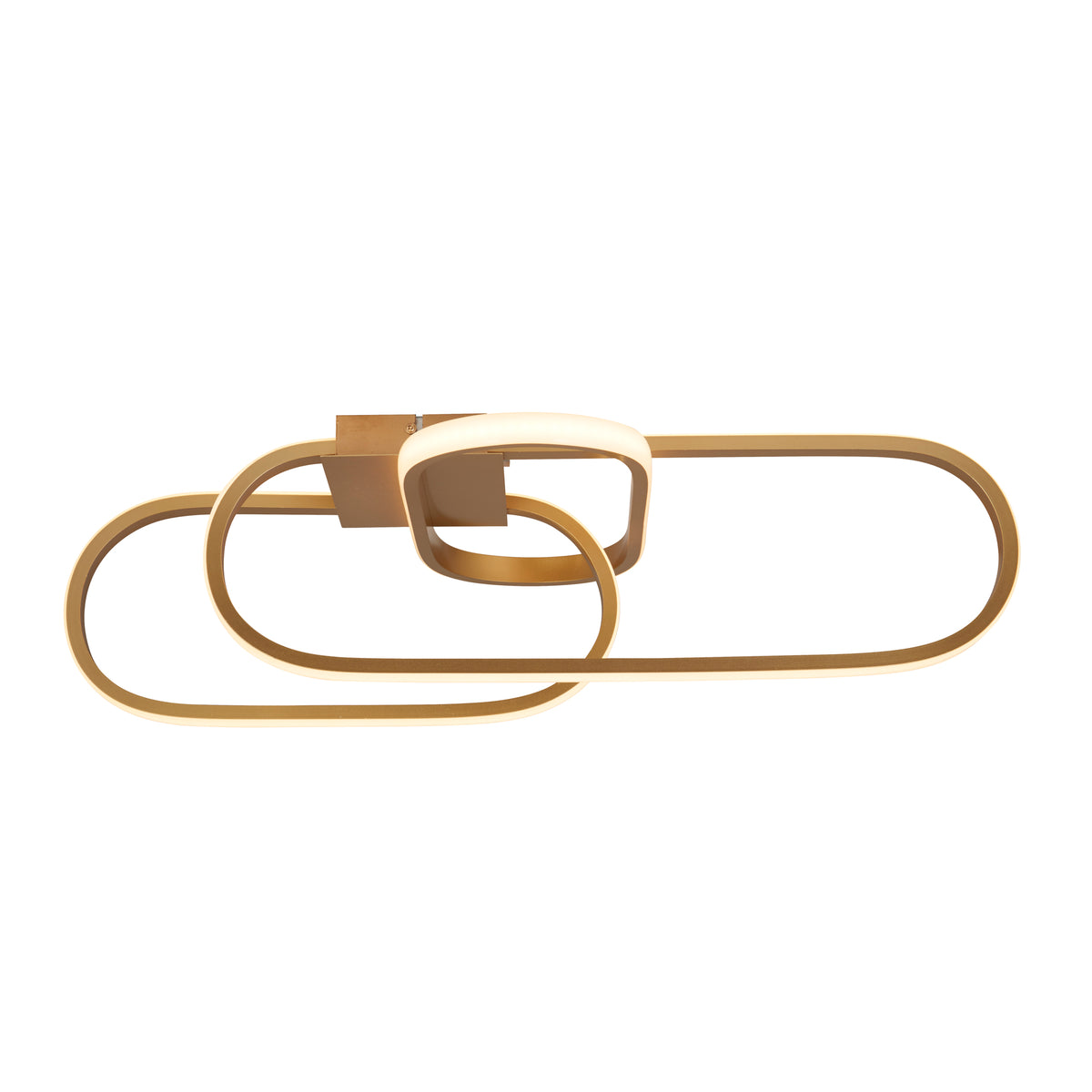 Clip Flush - Gold Metal Gold and White