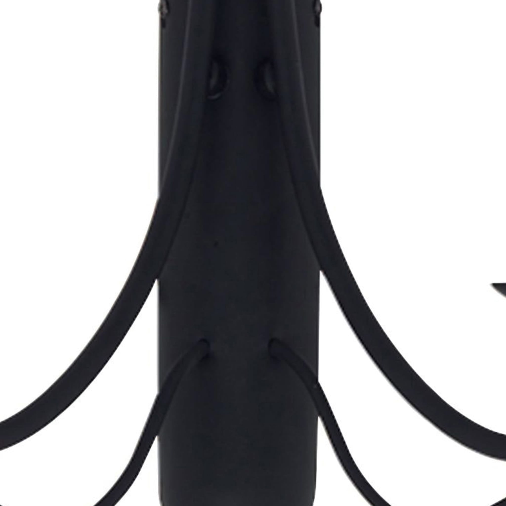 Maypole 2Lt Wall Light - Black Metal