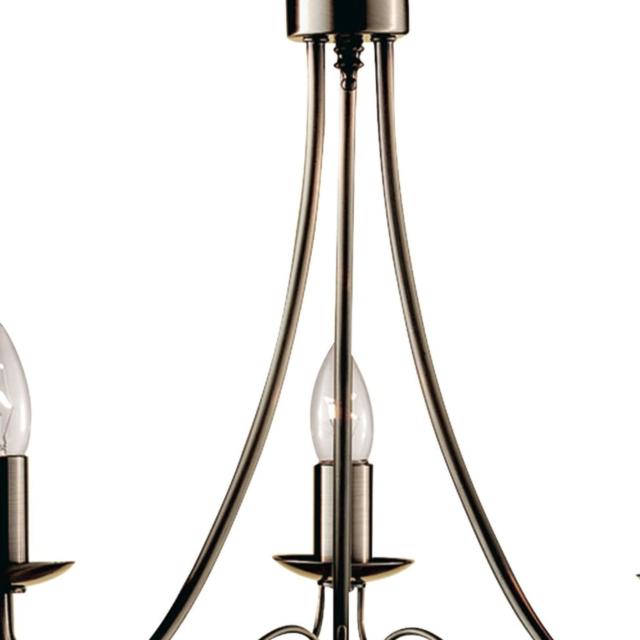 Maypole 3Lt Pendant - Antique Brass Metal