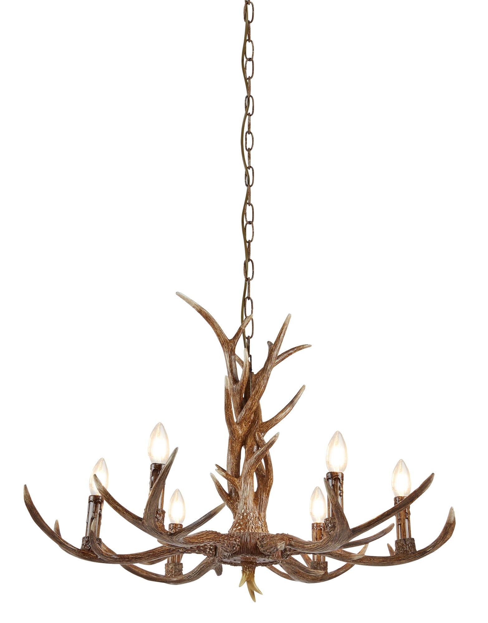 Stag Pendant - Brown Resin 6