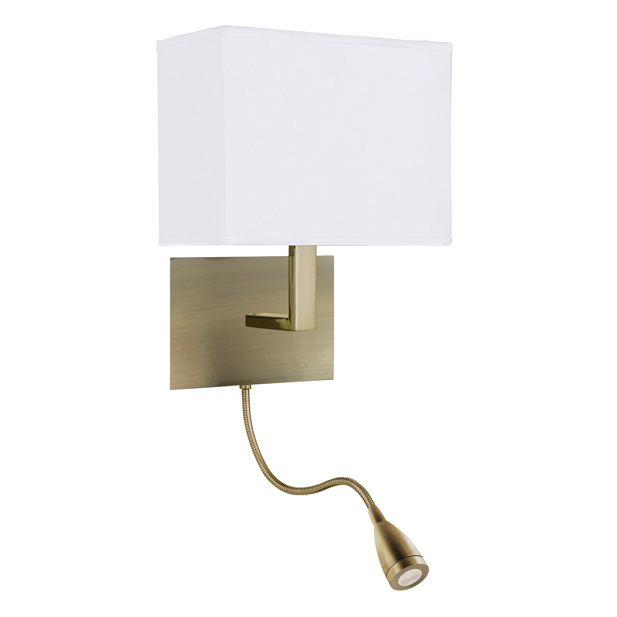Hotel Wall Light II Antique Brass