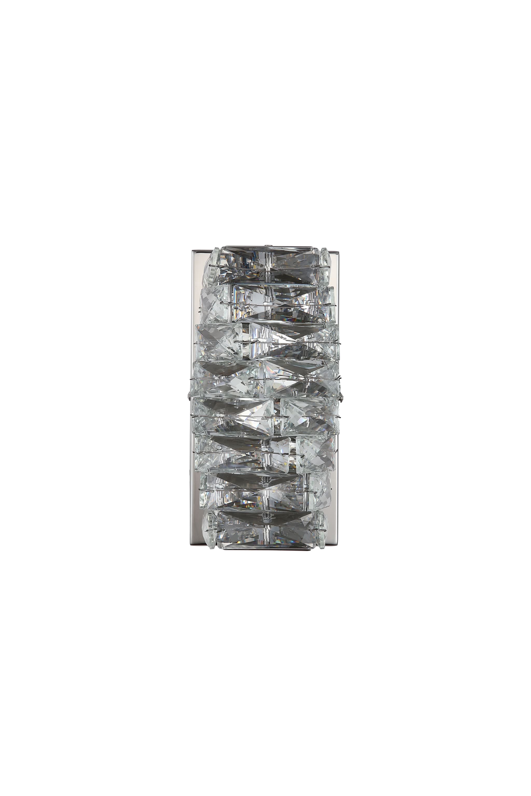 Modena LED Wall Light, Chrome with Clear Crystal