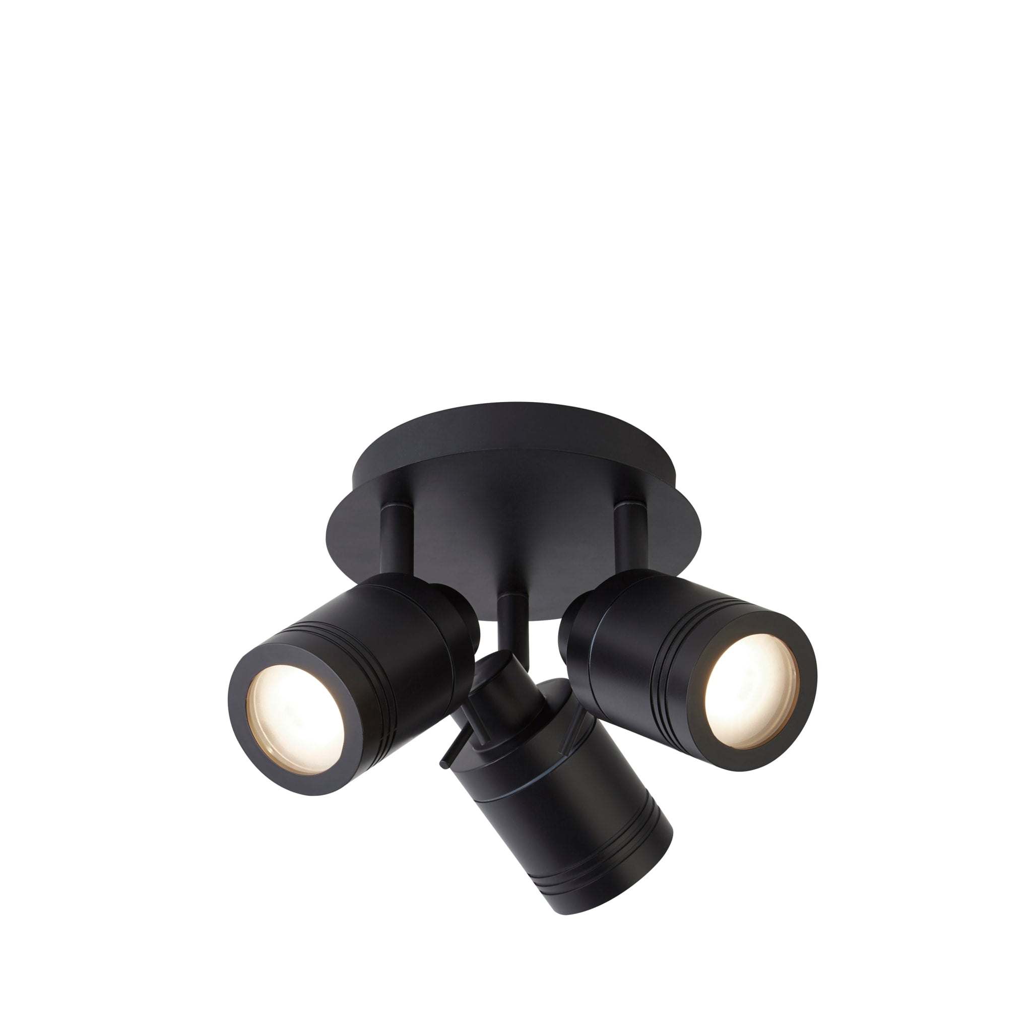 Samson 3Lt Round Spotlight - Black Metal