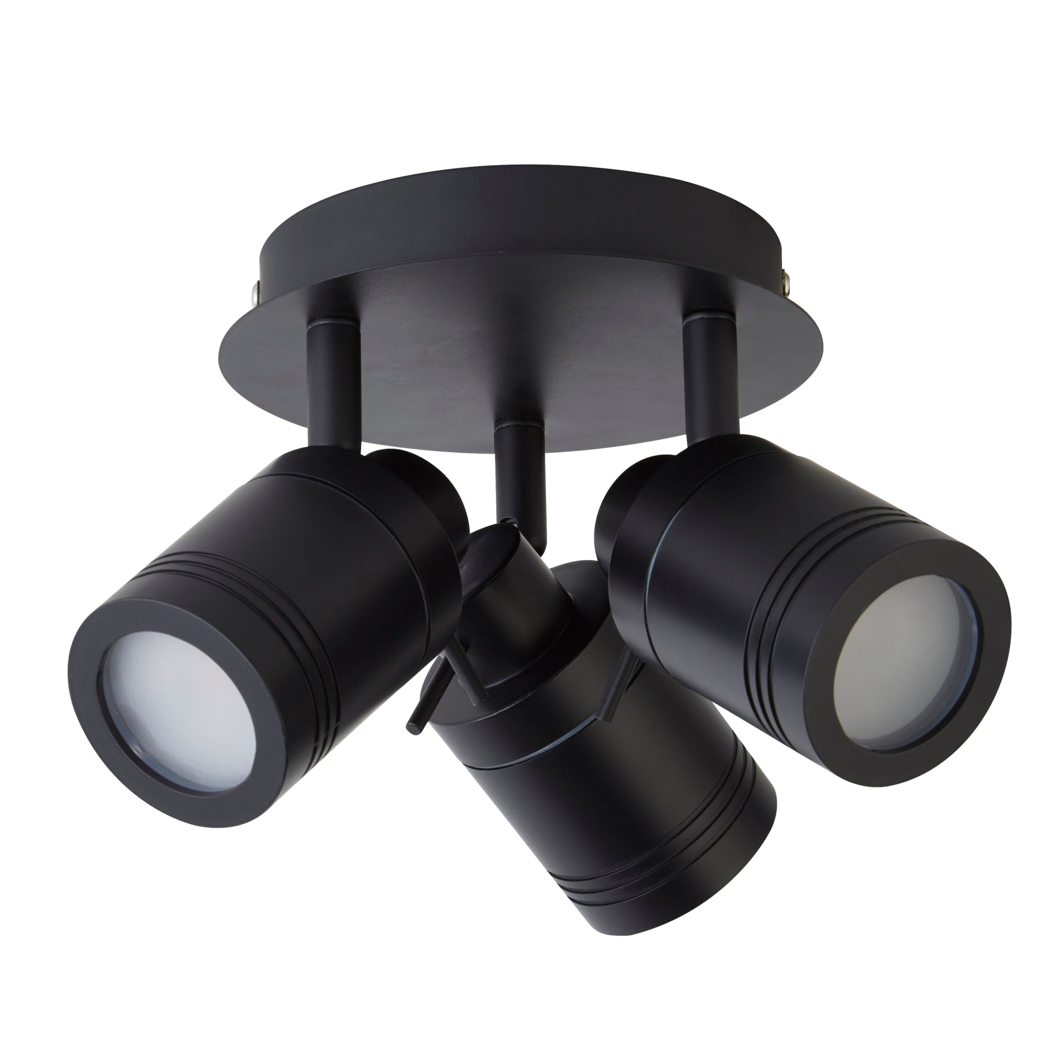 Samson 3Lt Round Spotlight - Black Metal