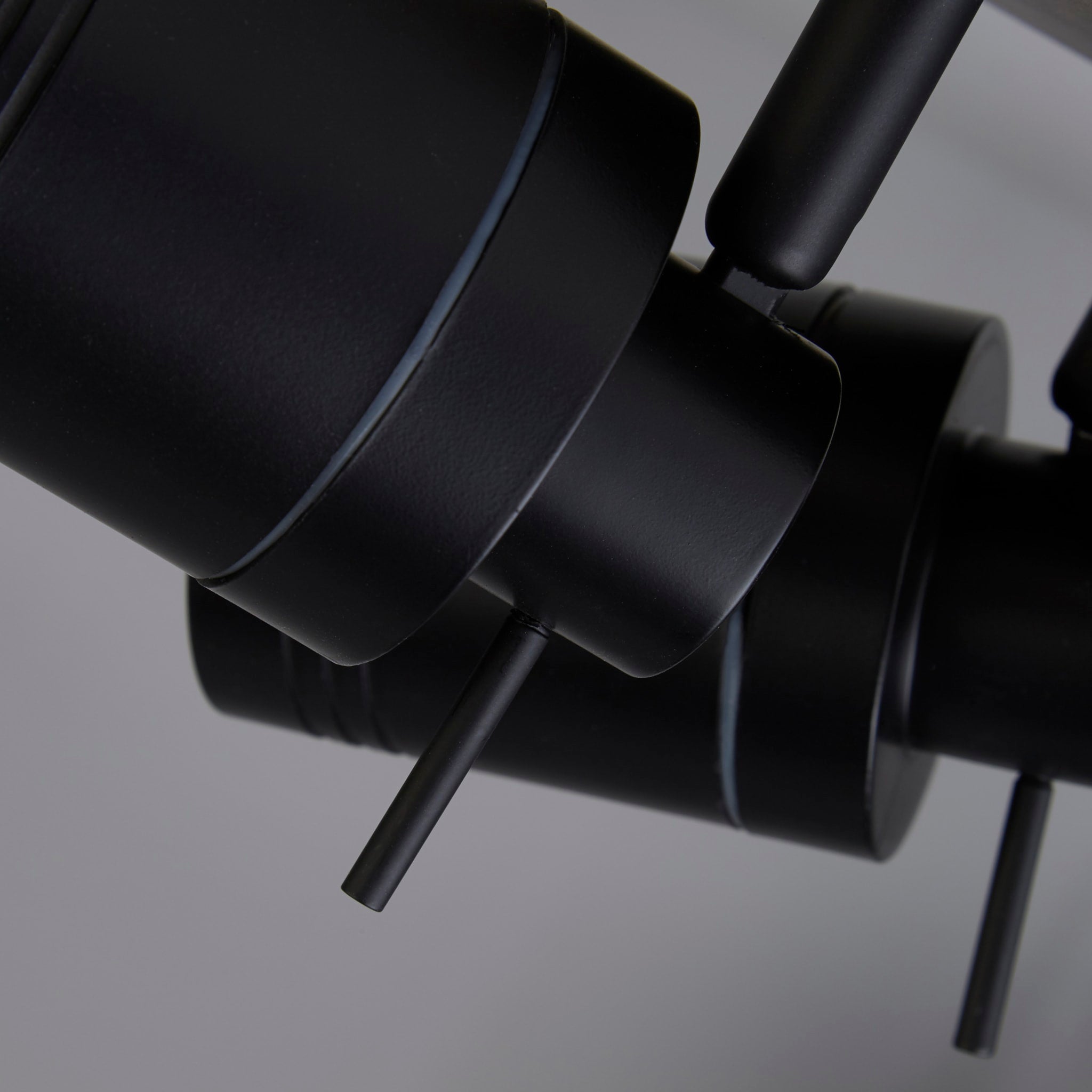 Samson 3Lt Round Spotlight - Black Metal