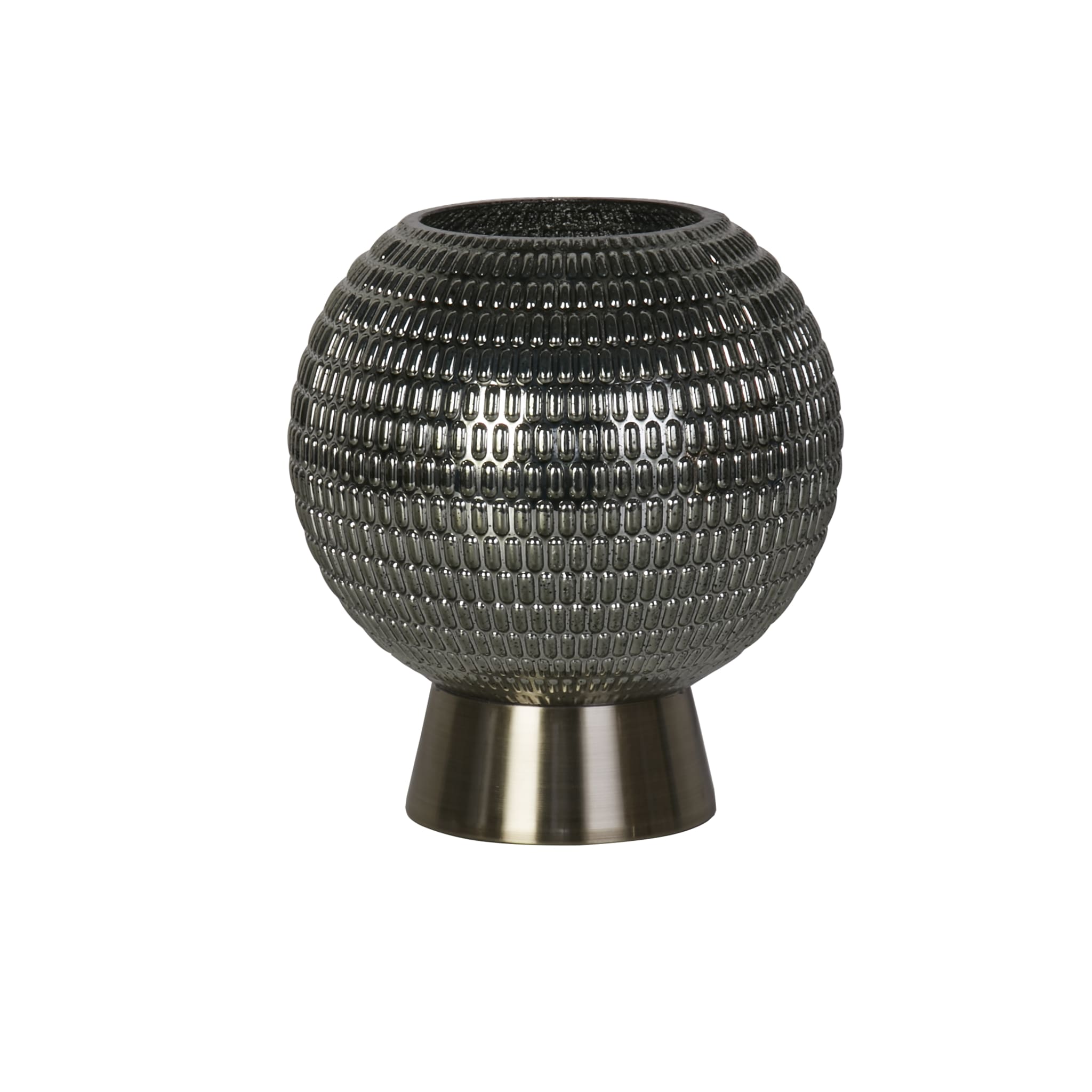 Mila Table Lamp - Brass Metal & Green Glass