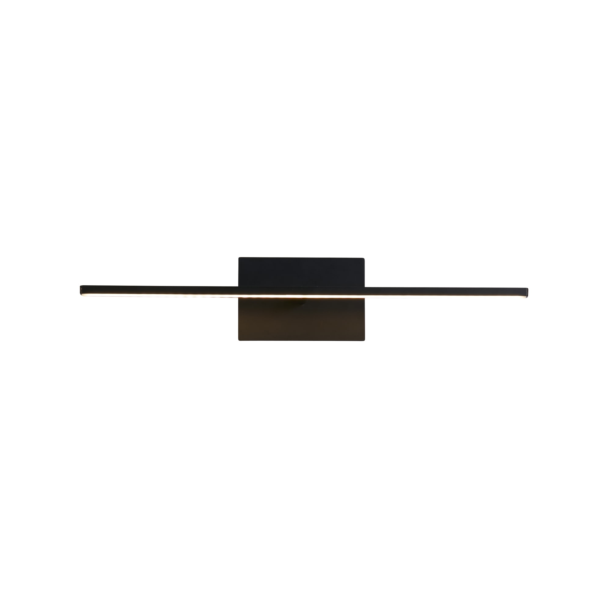 Amalfi LED Wall Light IP44, Matt Black Metal