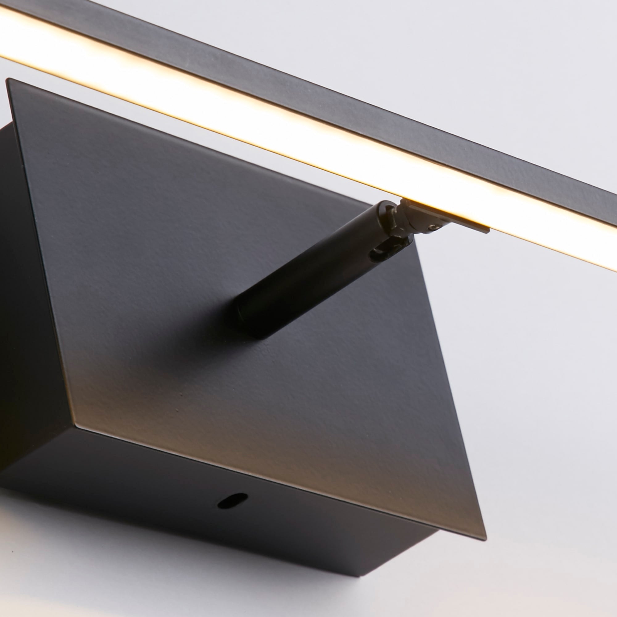 Amalfi LED Wall Light IP44, Matt Black Metal