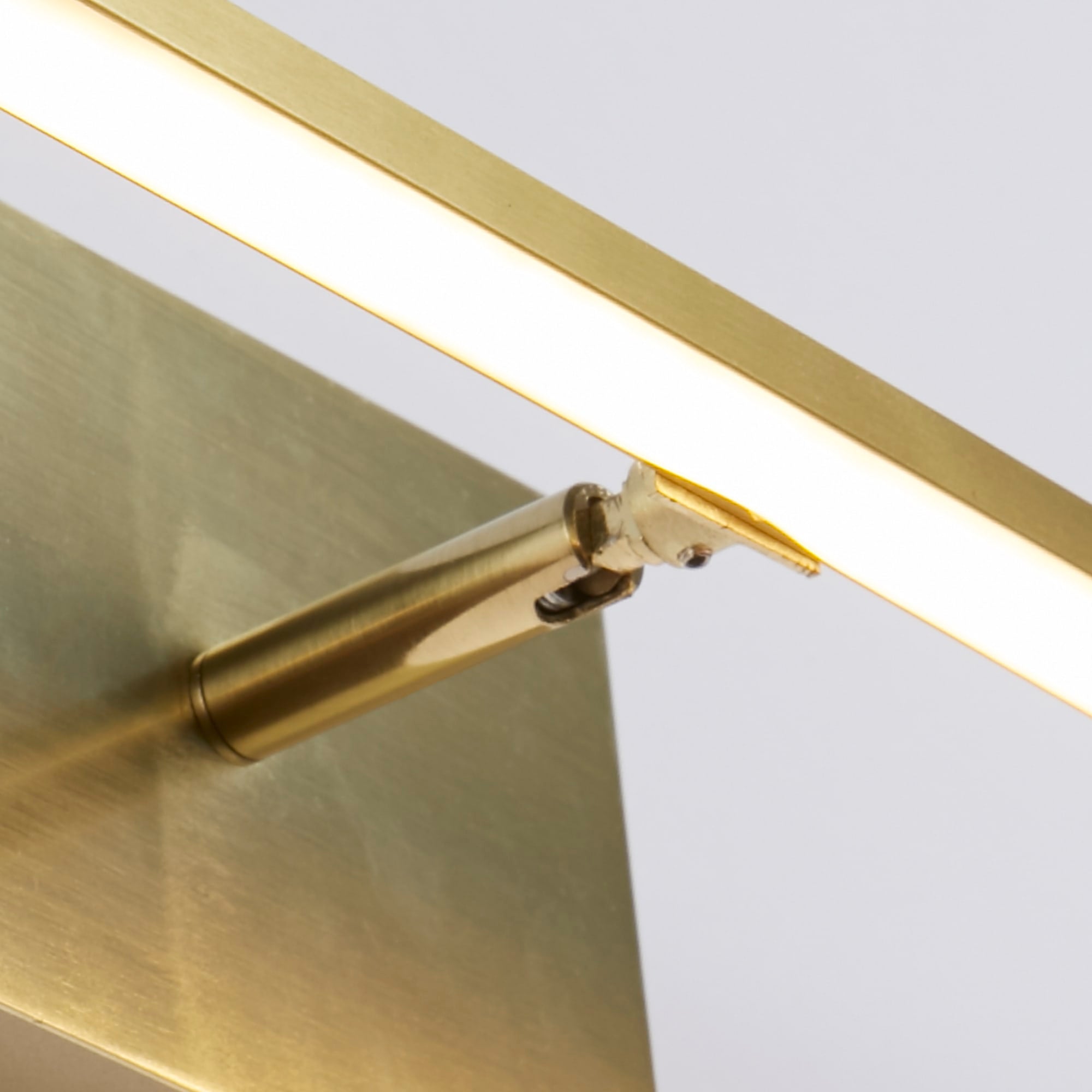 Amalfi LED Wall Light IP44, Satin Brass Metal
