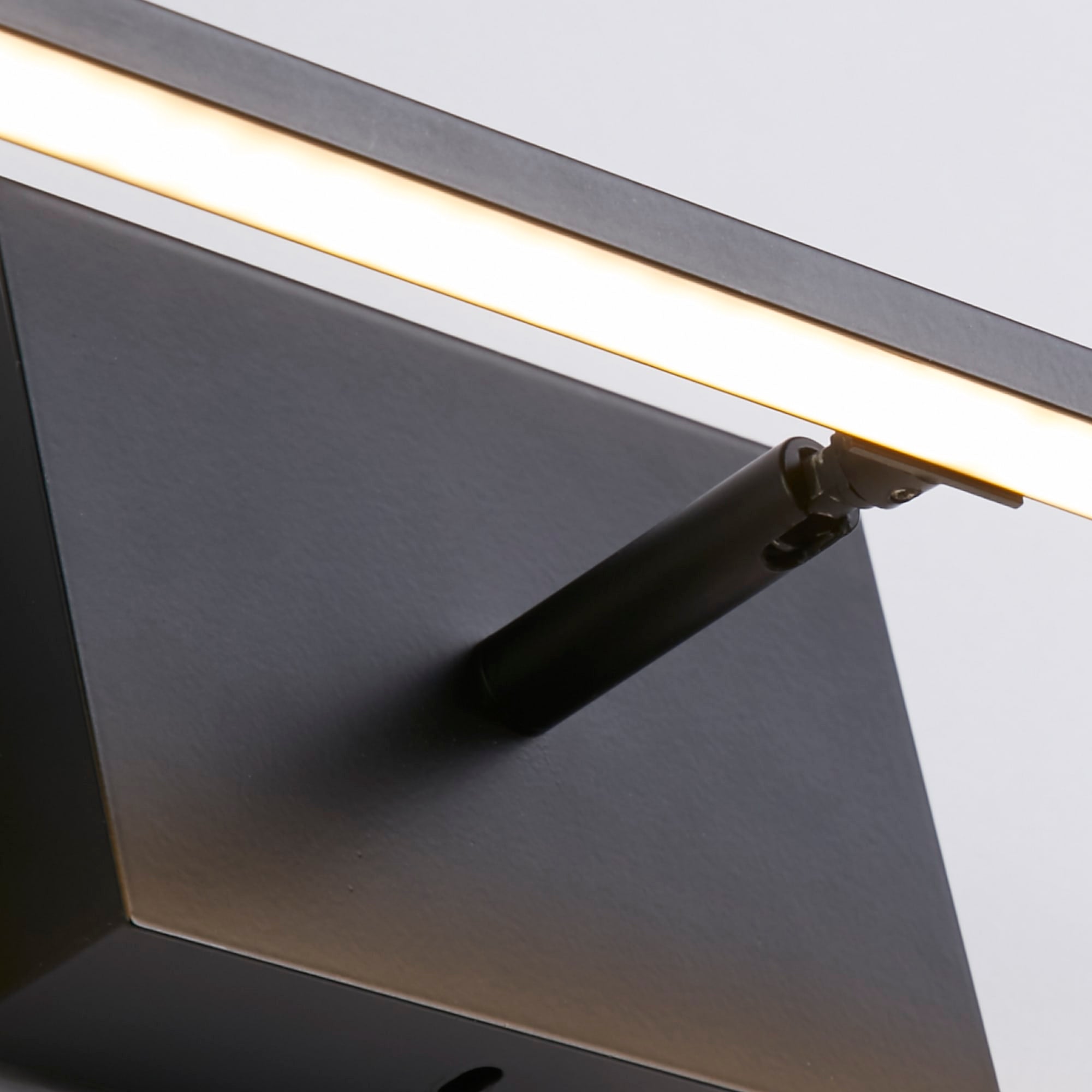 Amalfi LED Wall Light IP44, Matt Black Metal