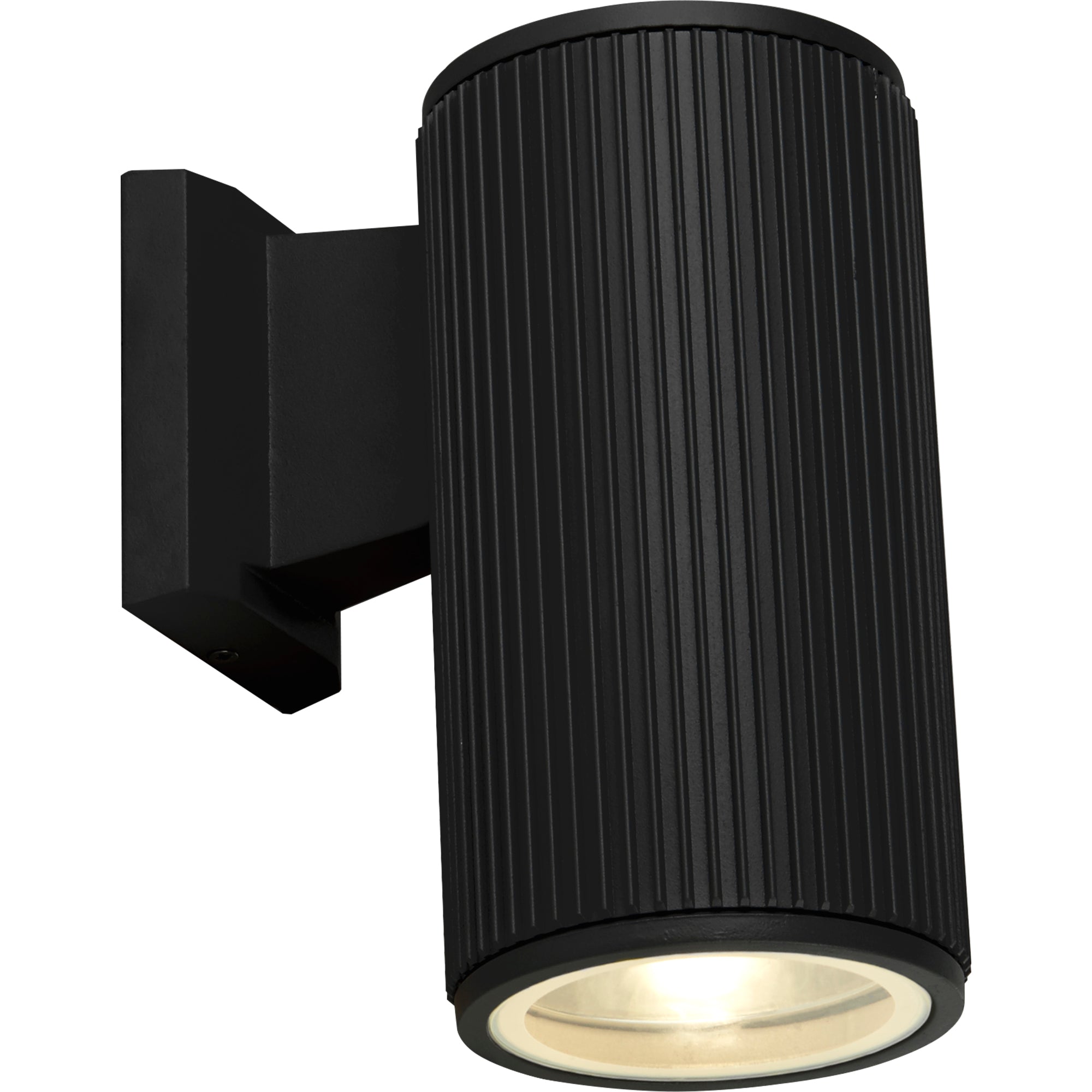 Hamburg Outdoor Wall Light - Black Metal & Glass 1