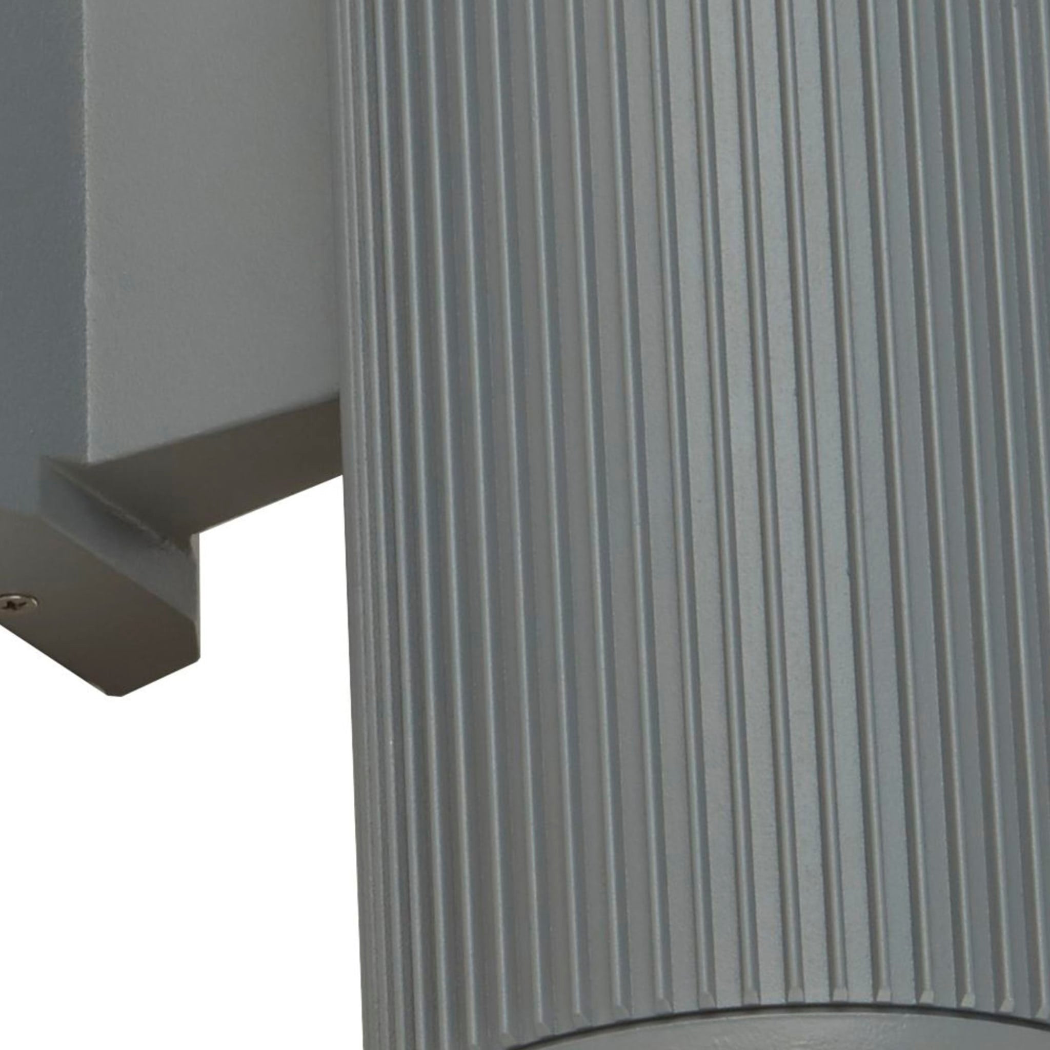 Hamburg Outdoor Wall Light - Grey Metal & Clear Glass