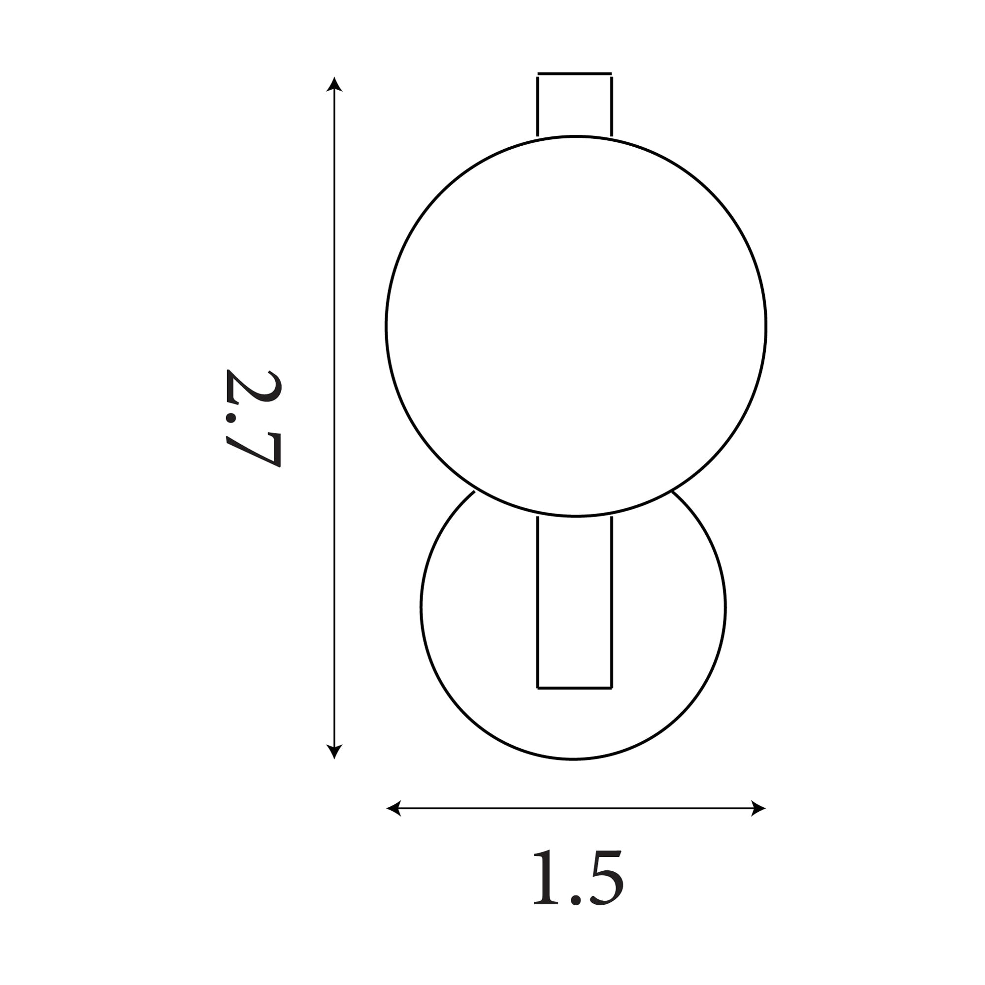Luminique LED Wall Light, Satin Brass Metal with Glass