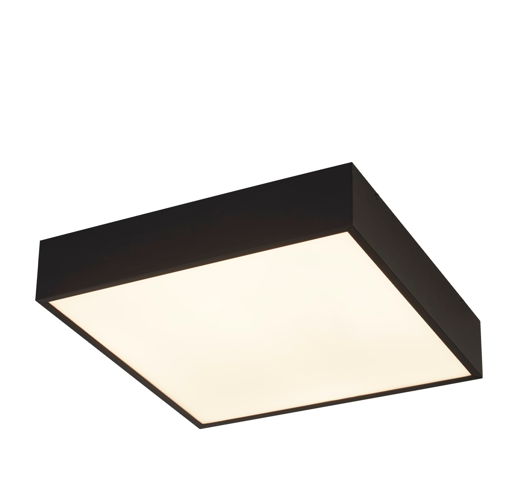 Zeus Flush - Black Metal & Opal Polycarbonate