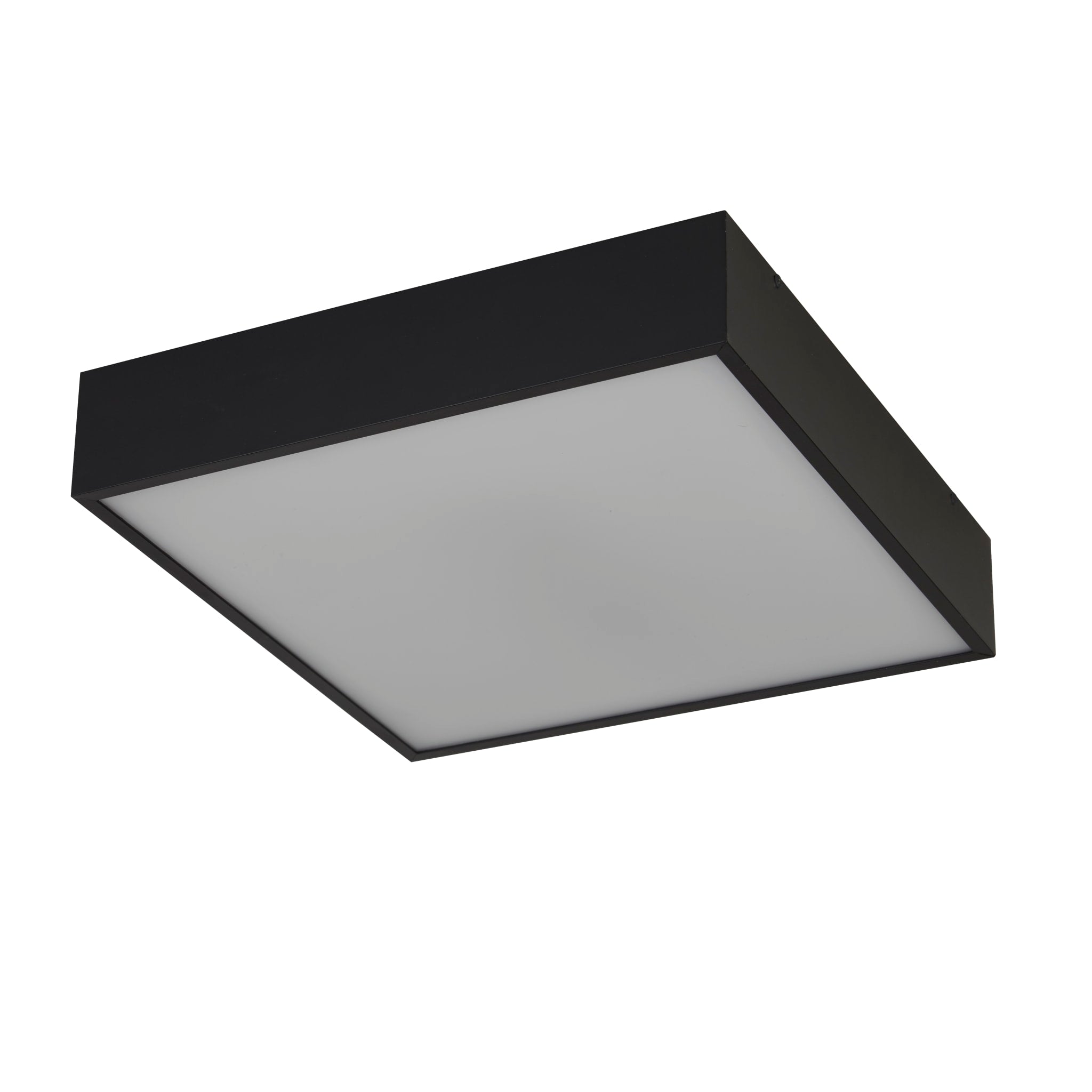 Zeus Flush - Black Metal & Opal Polycarbonate