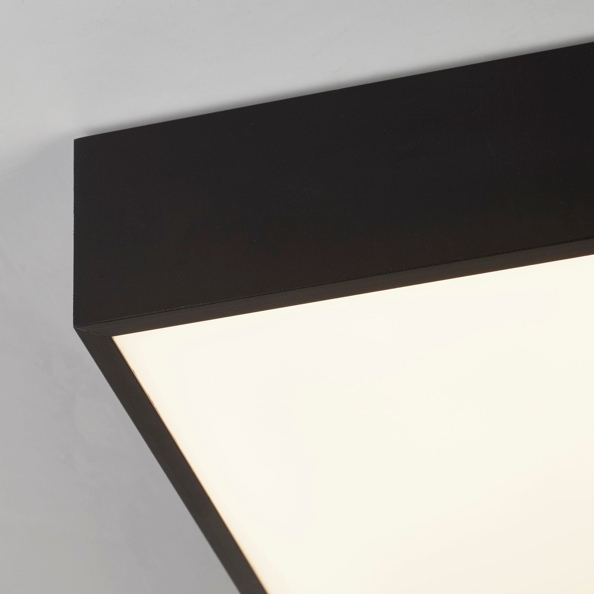 Zeus Flush - Black Metal & Opal Polycarbonate