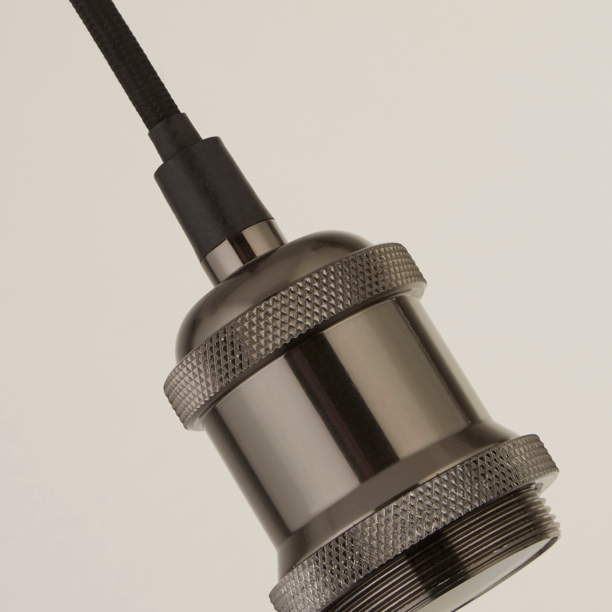 Black Chrome 1Lt Cable Suspension