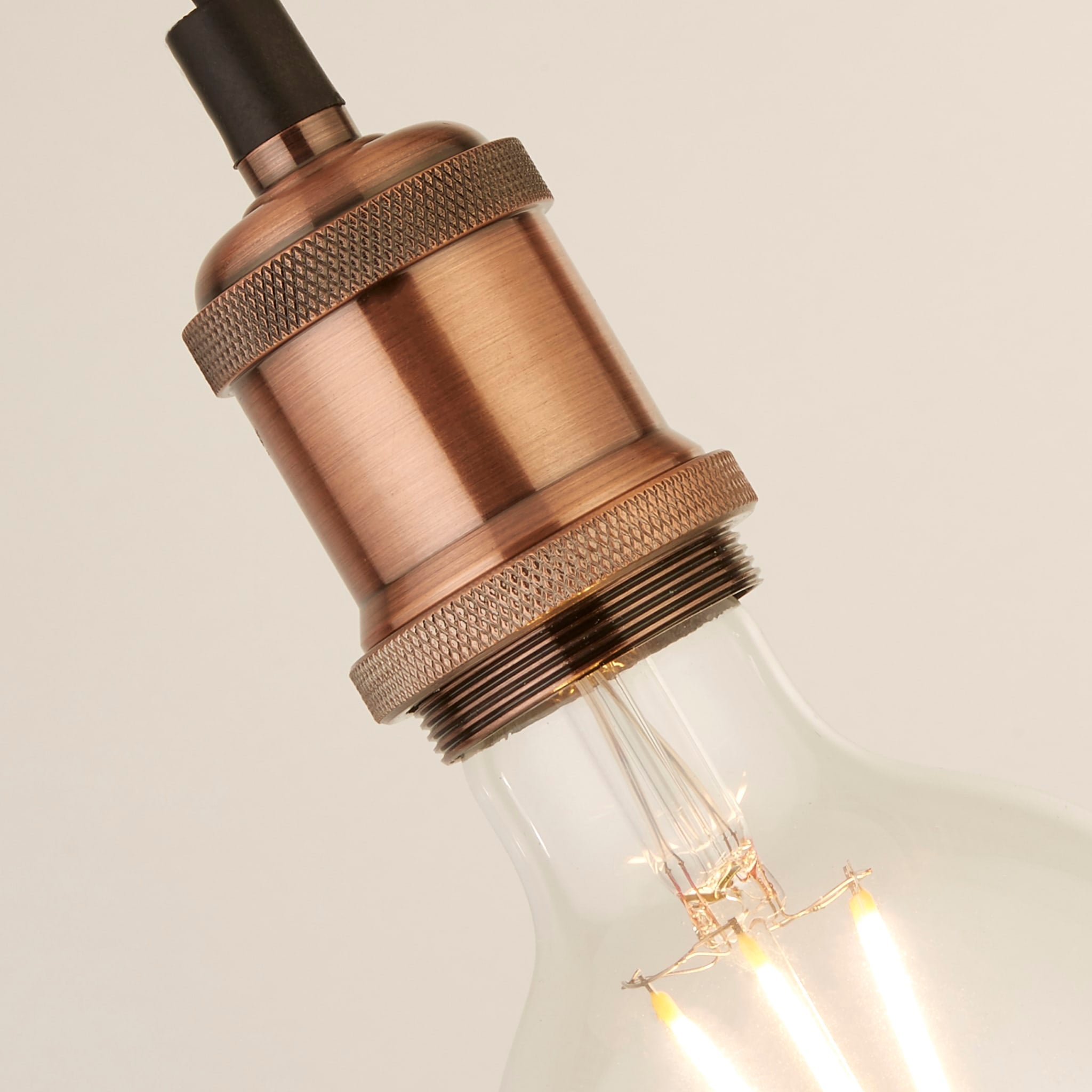 Antique Copper 1Lt Cable Suspension